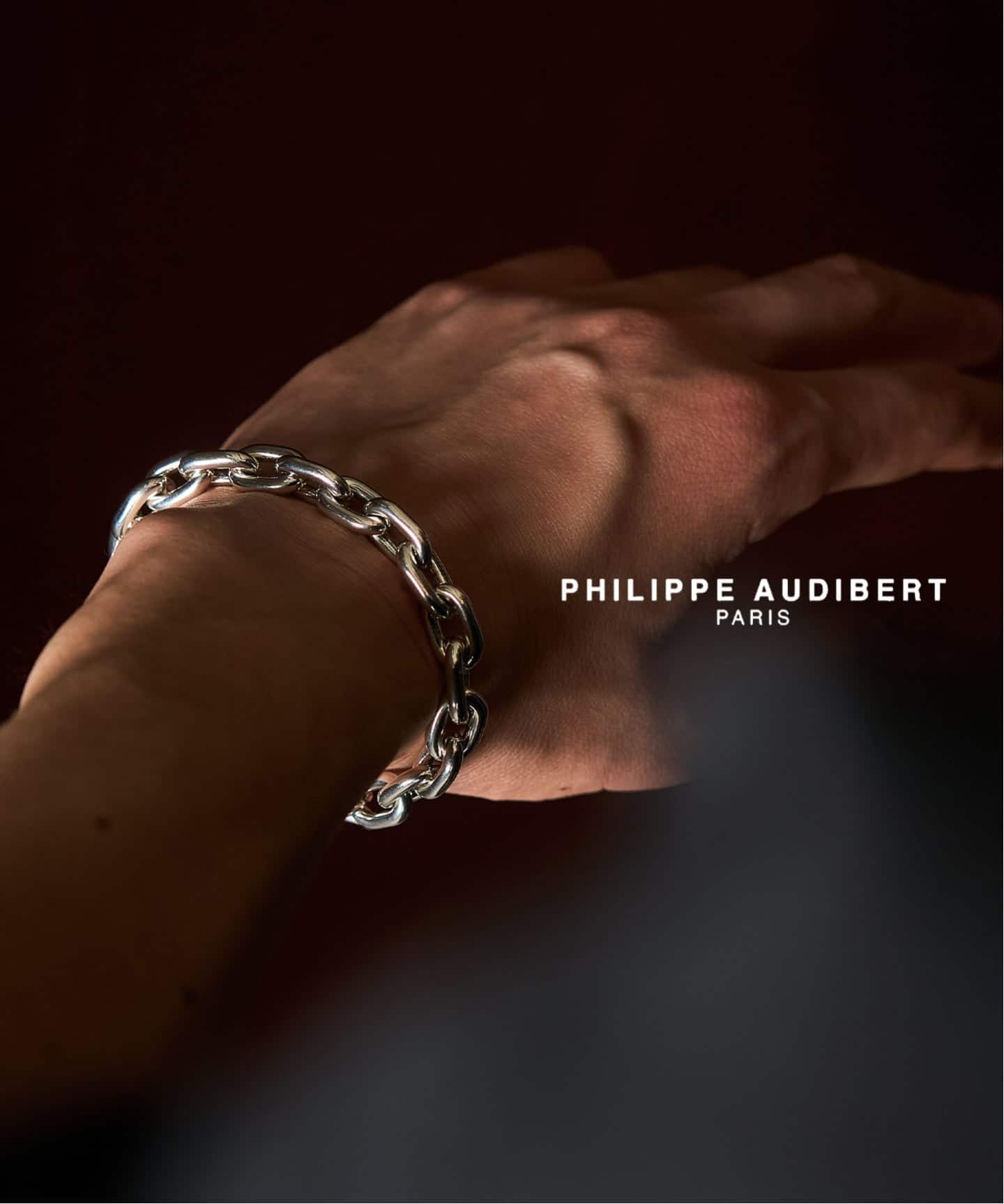PHILIPPE AUDIBERT Dilys Hbracelet brass silver plated