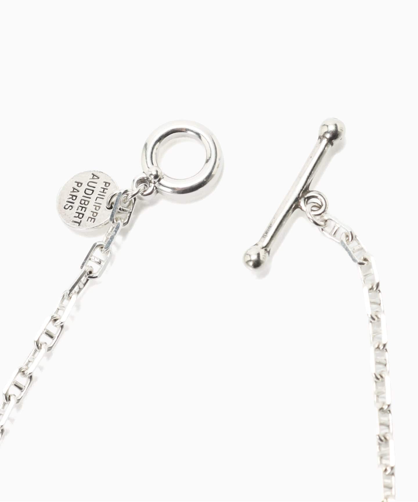 PHILIPPE AUDIBERT Enara necklace brass silver plated,（ネックレス
