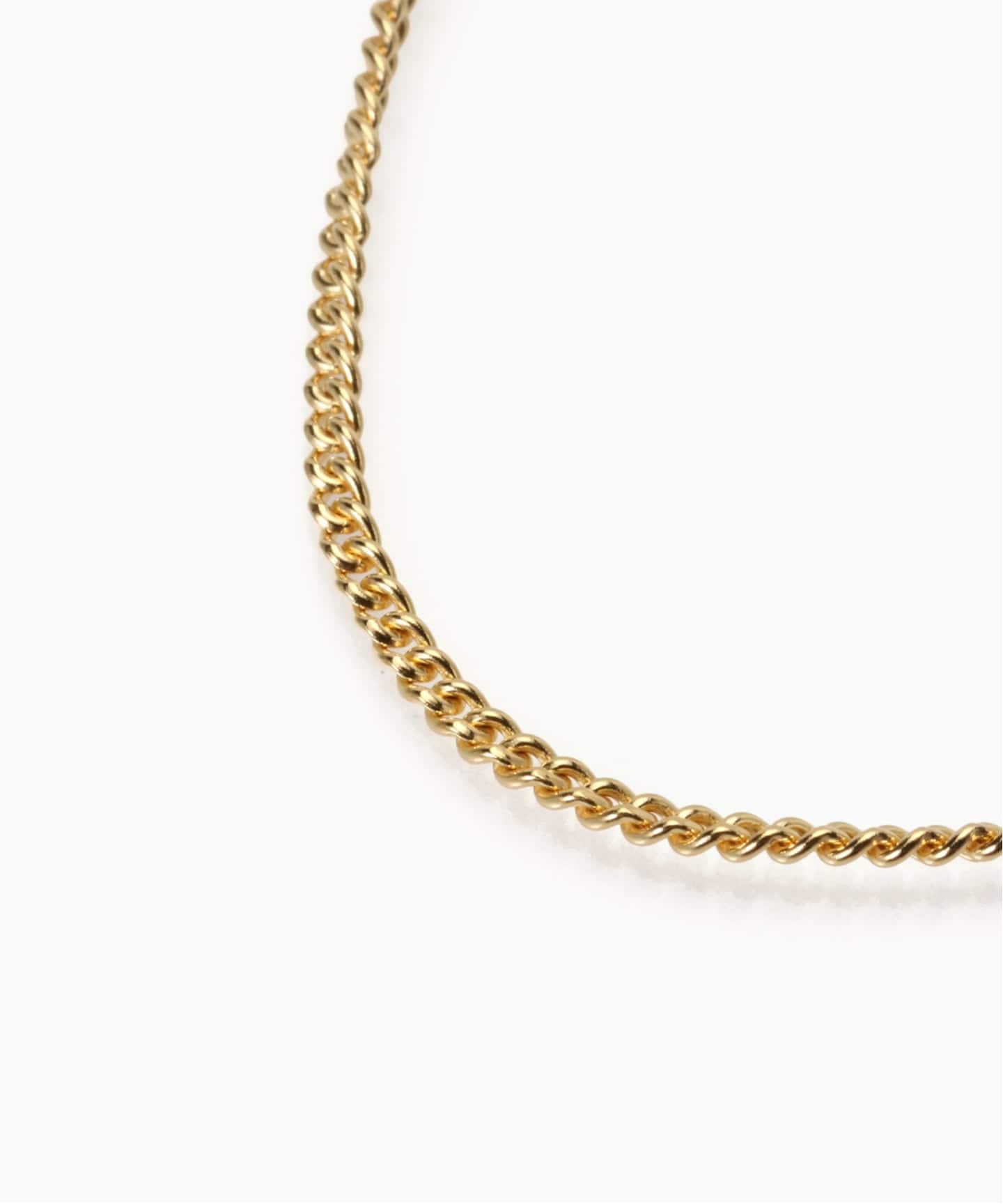 TOMWOOD / トムウッド CURB CHAIN SLIM GOLD -20.5 / 100270