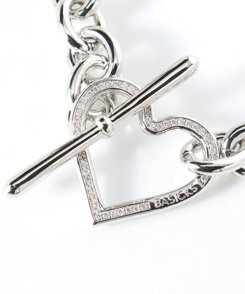 BASICKS / ベイシックス HEART LINK FLOW NECKLACE（ネックレス 