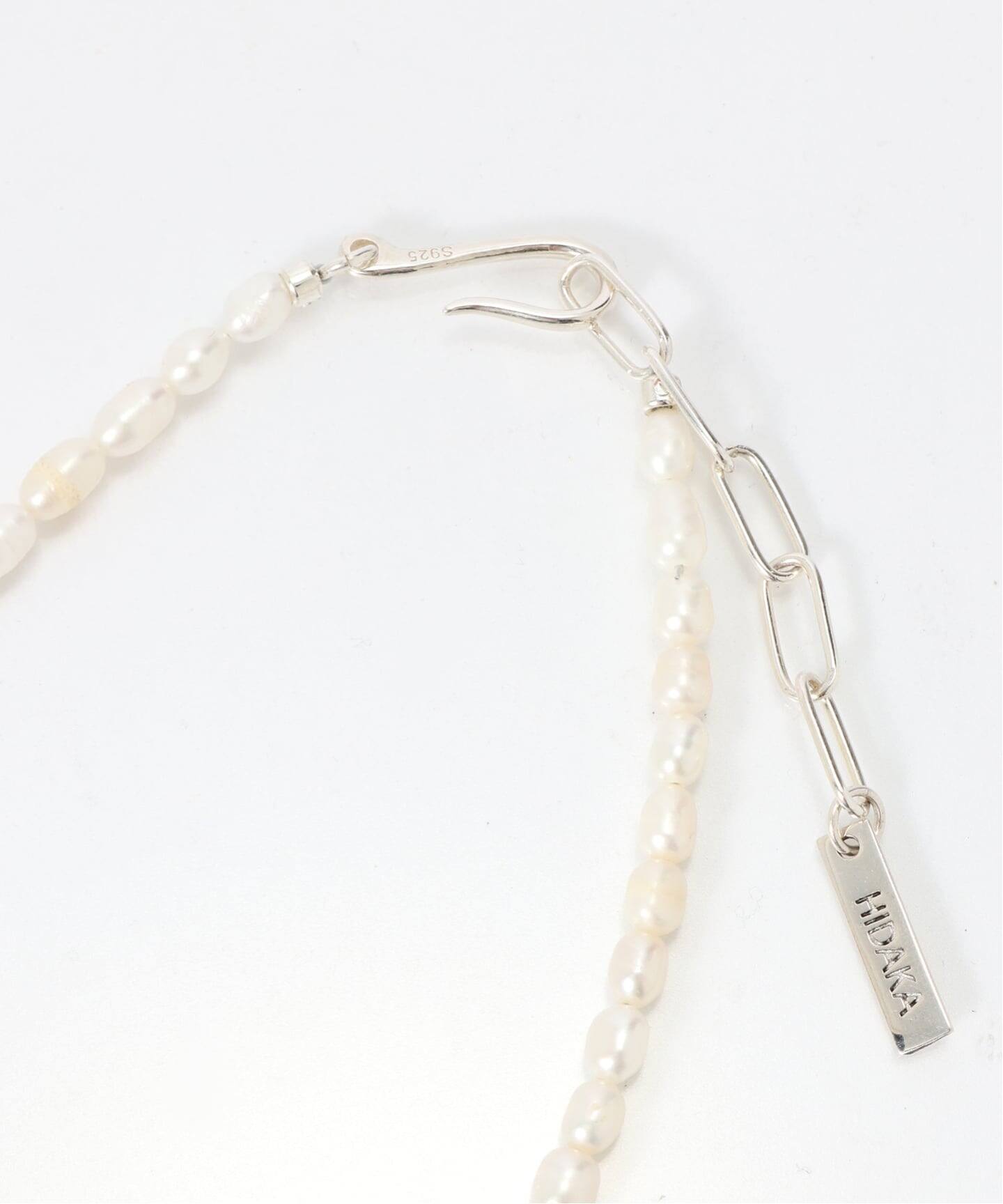 HIDAKA / ヒダカ ORBIT WATCH NECKLACE PEARL（ネックレス