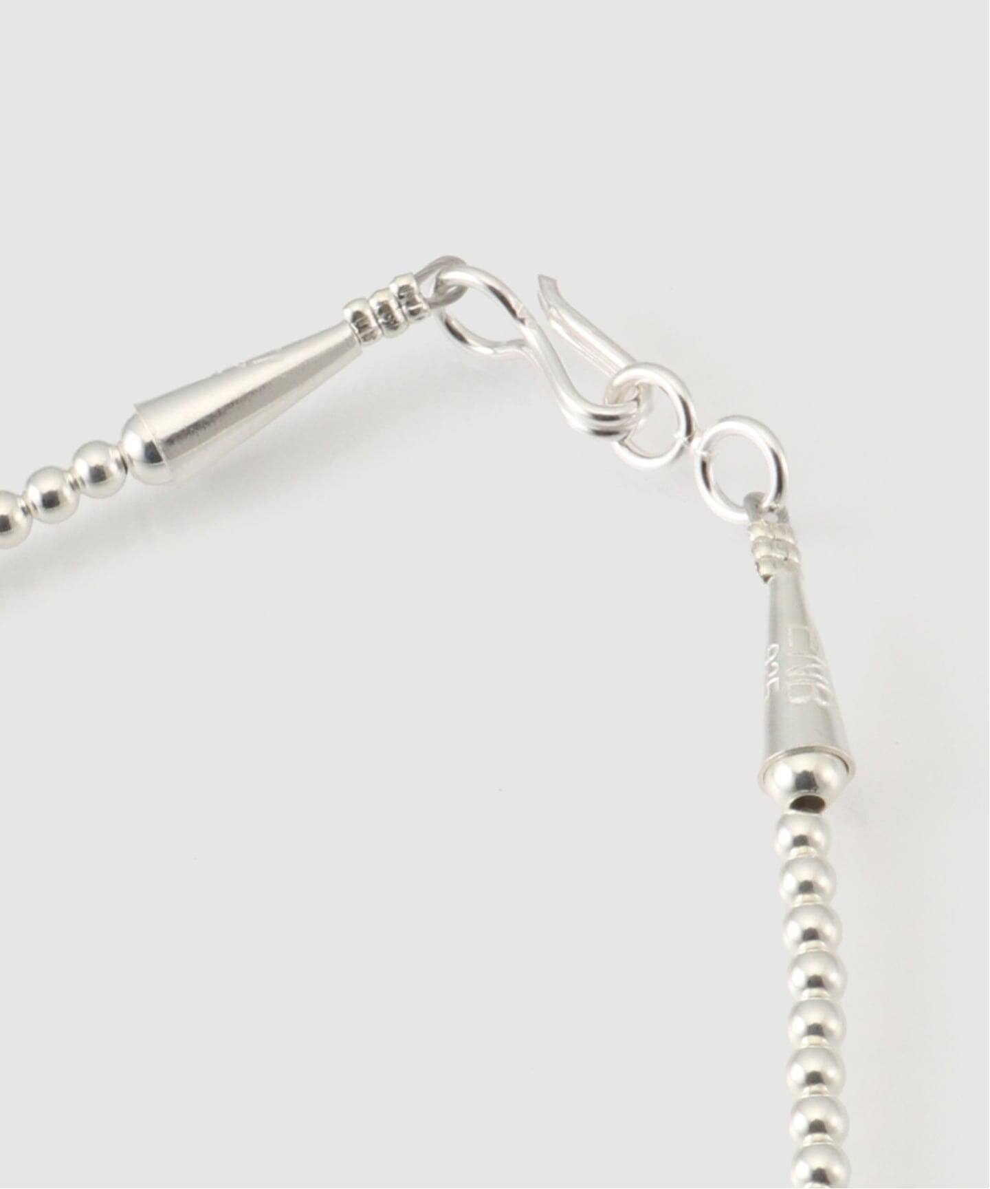 ERICKA NICOLAS BEGAY ナバホパール 3mm/35cm ネックレス（ネックレス 