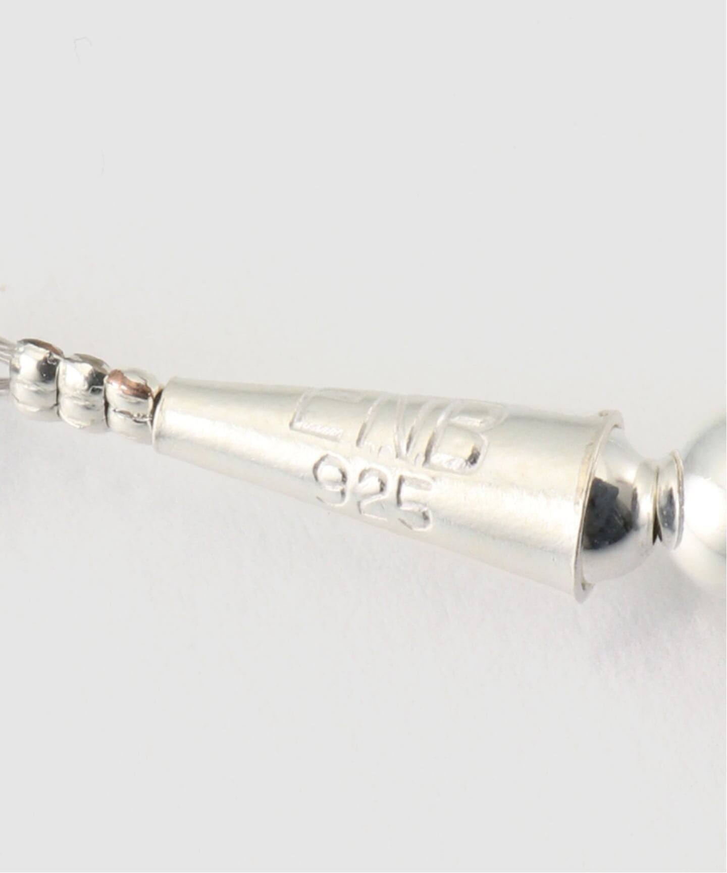 ERICKA NICOLAS BEGAY ナバホパール 5mm/40cm ネックレス（ネックレス