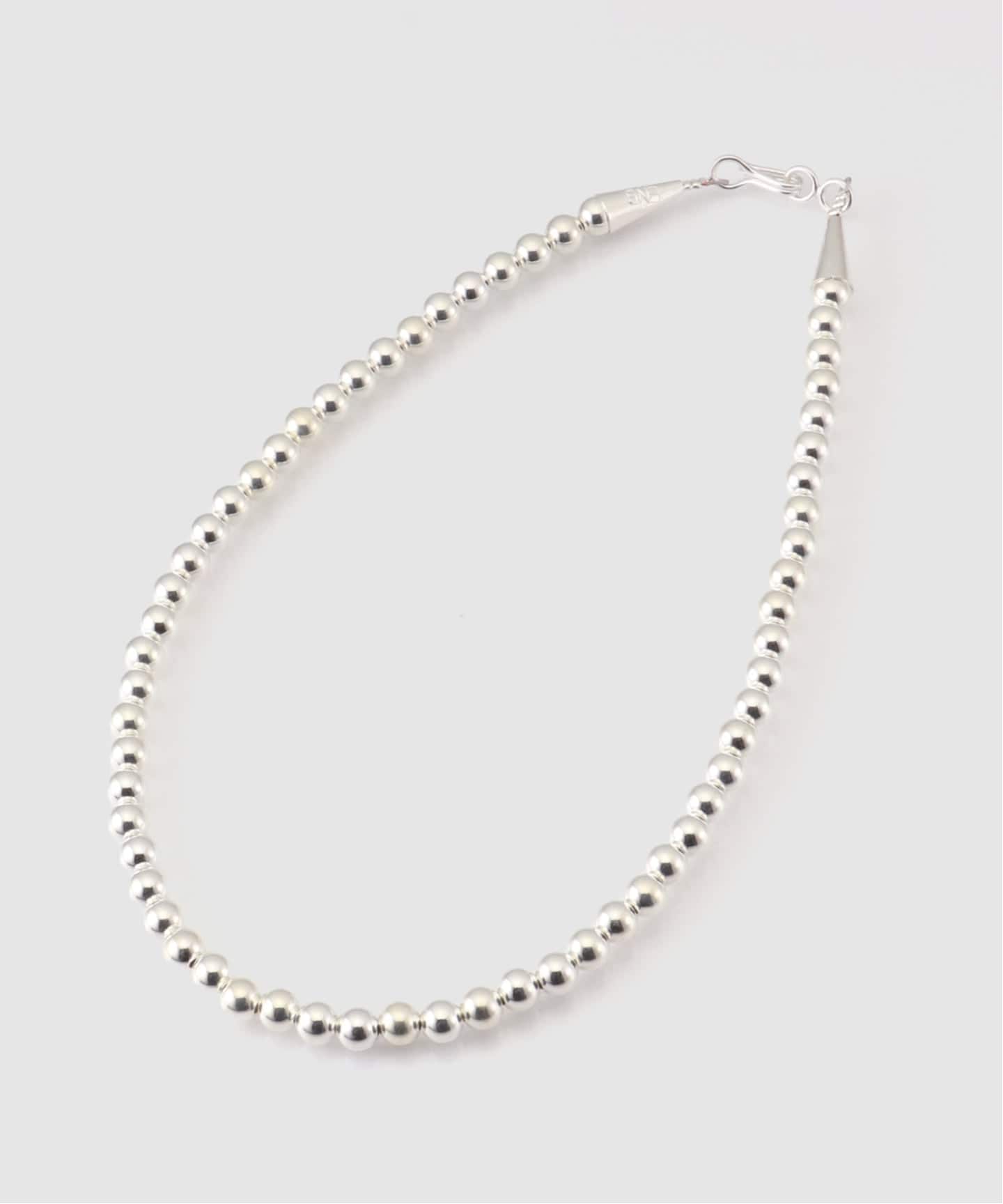 ERICKA NICOLAS BEGAY ナバホパール 6mm/40cm ネックレス（ネックレス