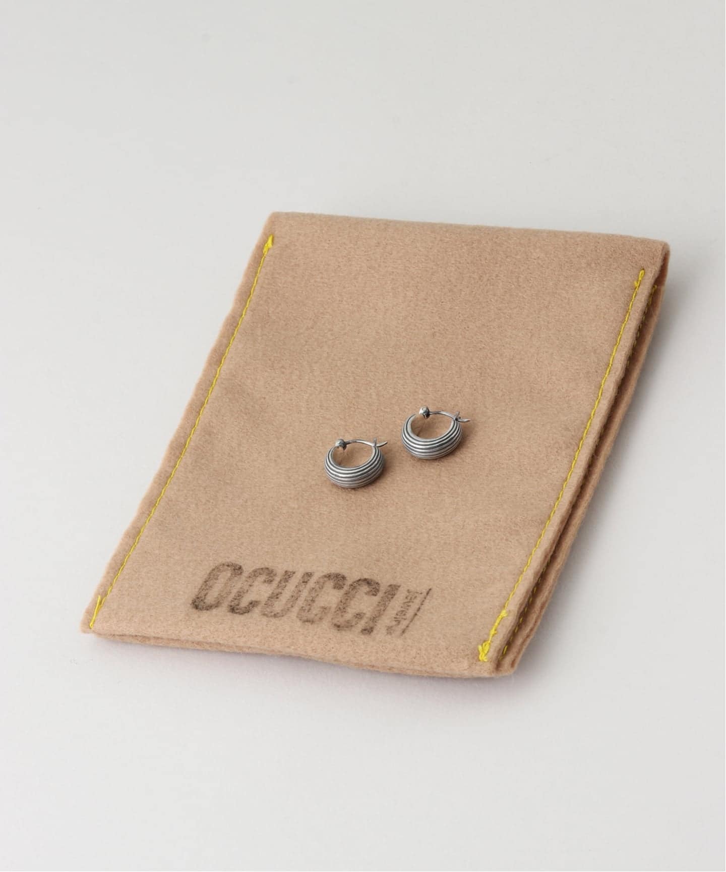 OCUCCI/オクチ Pierce Hoop-stripe ピアス（ピアス（両耳用