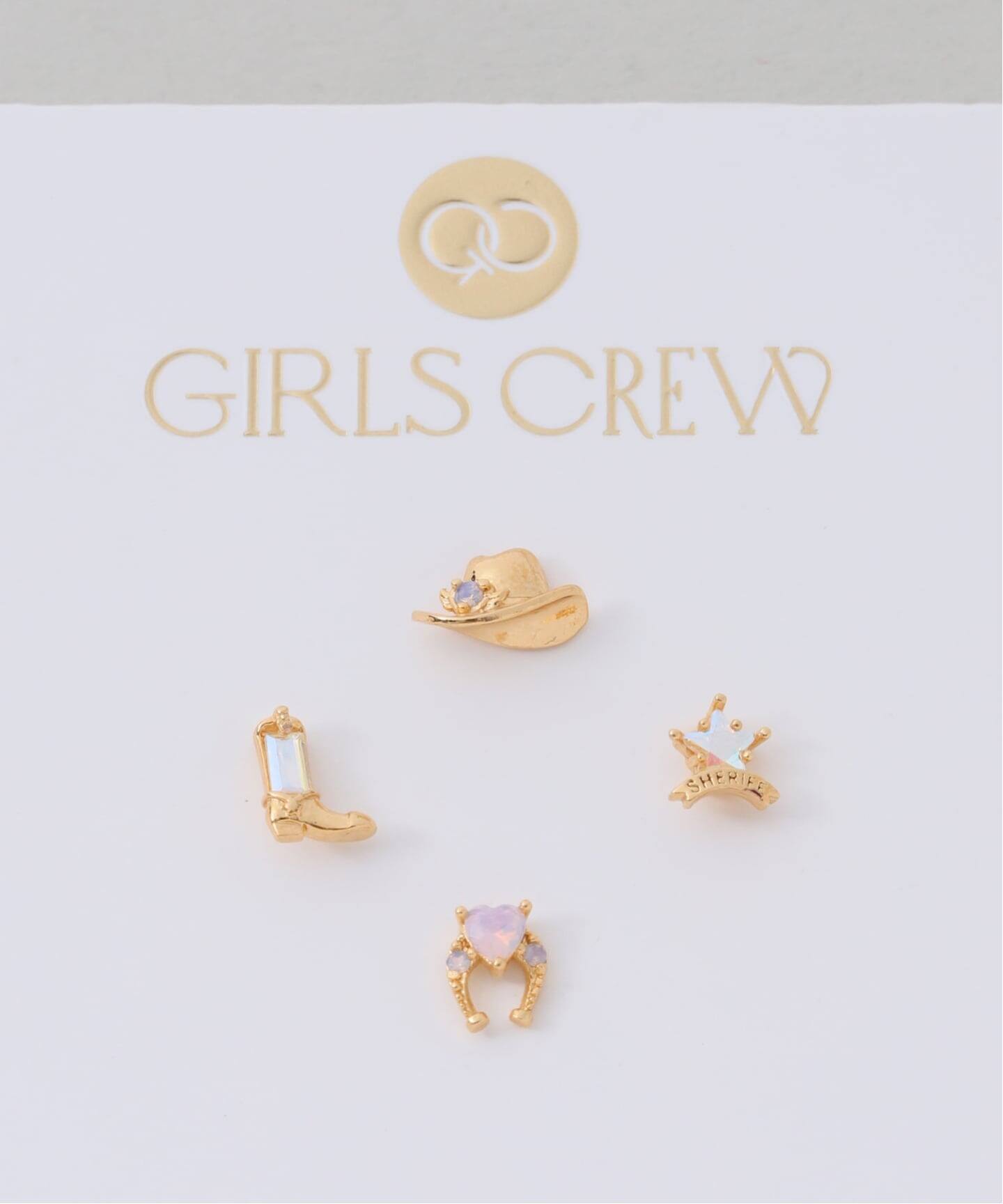 予約》Girlscrew/ガールズクルー Cowgirl Stud Set ピアス（ピアス