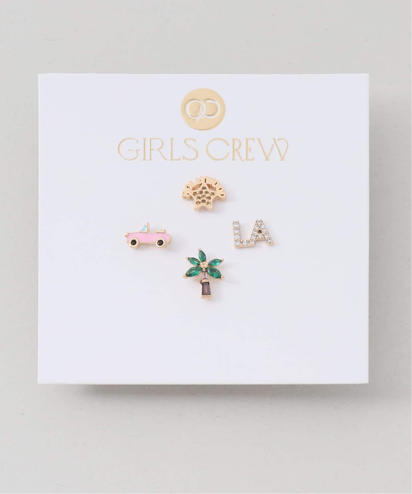 予約》Girlscrew/ガールズクルー City of Angels Stud Set ピアス
