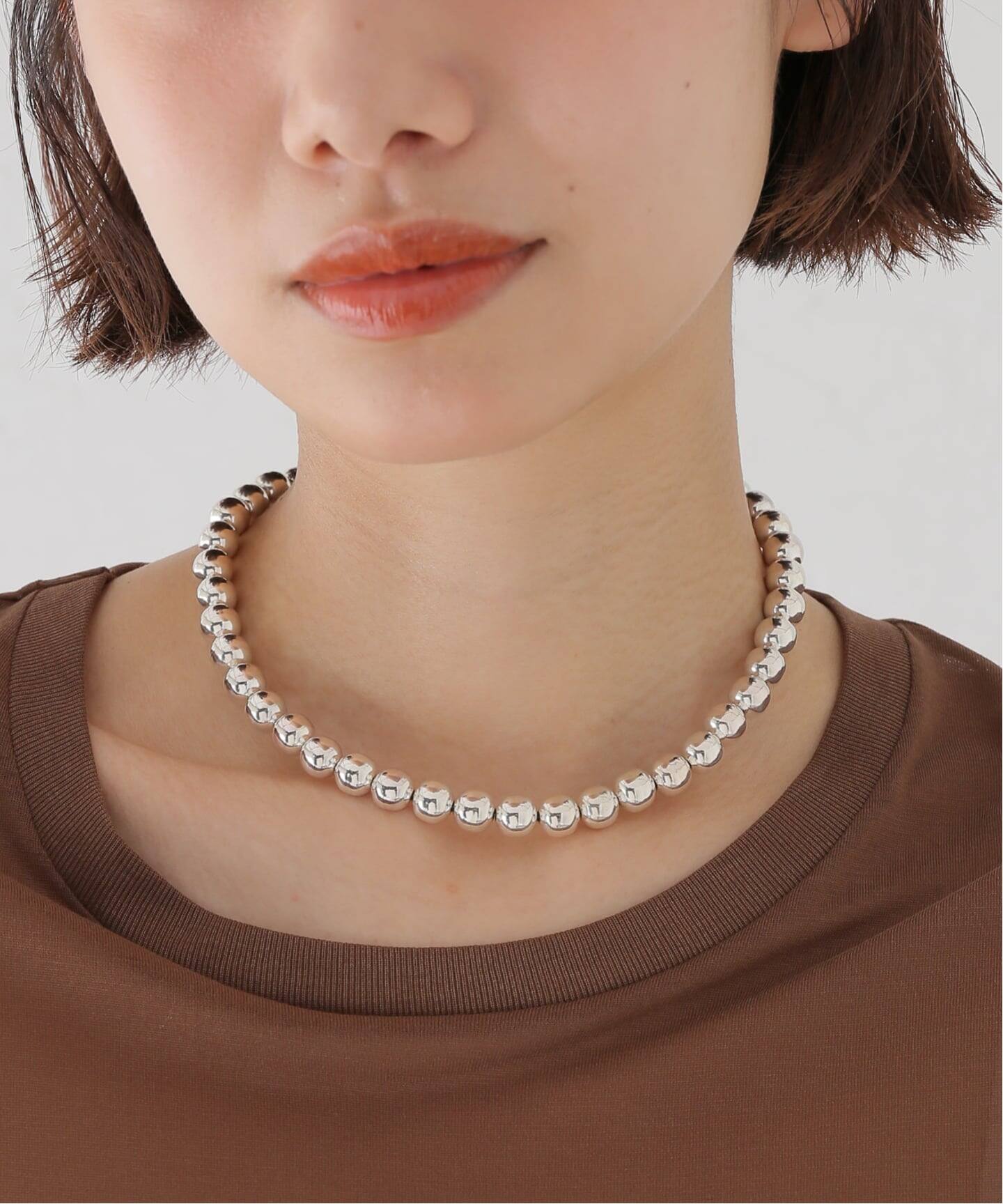 ERICKA NICOLAS BEGAY ナバホパールNC 9-40 ネックレス（ネックレス 