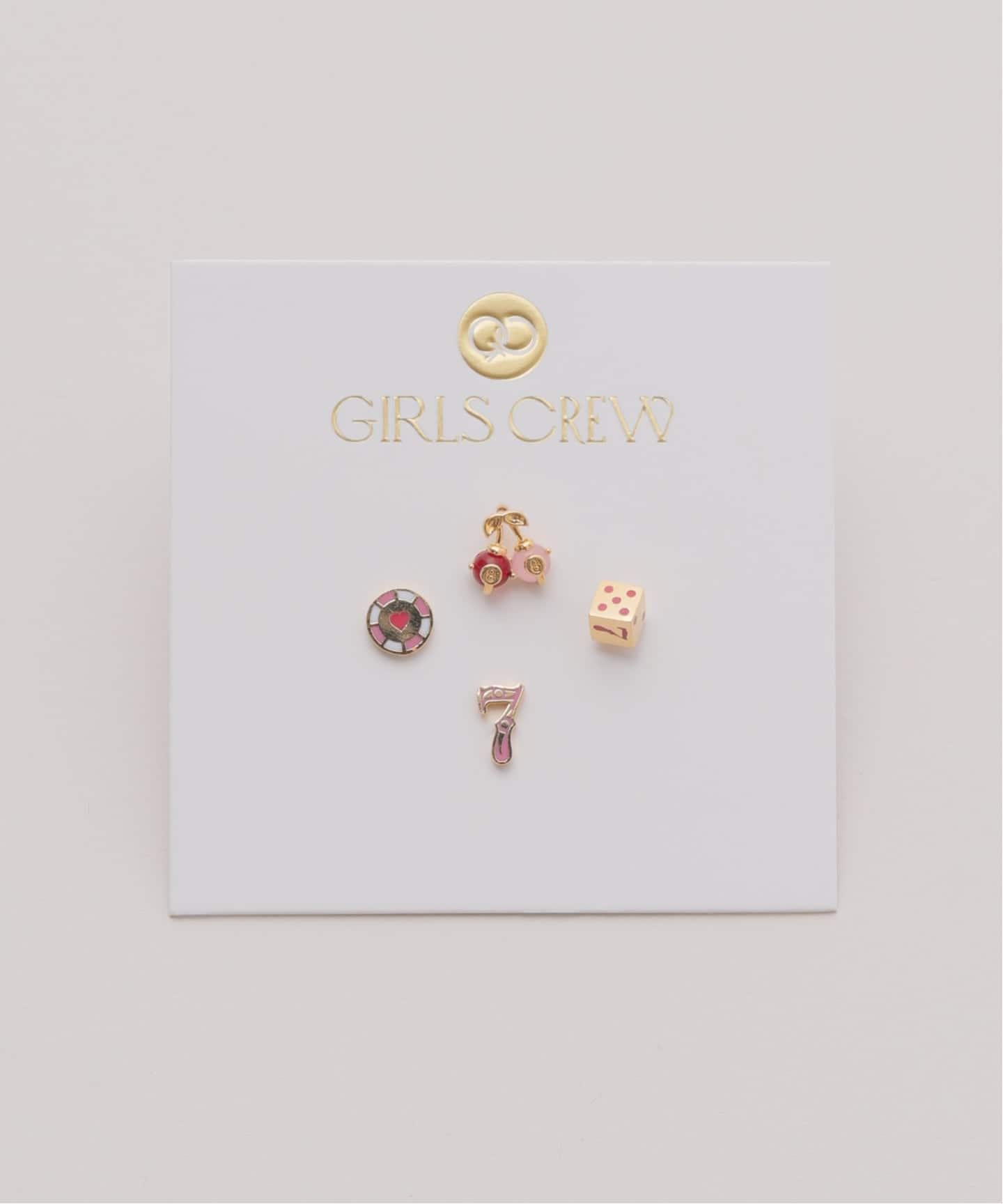 WEB限定予約》Girlscrew/ガールズクルー Feeling Lucky ピアス(4ピース
