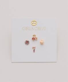 WEB限定予約》Girlscrew/ガールズクルー Feeling Lucky ピアス(4ピース 