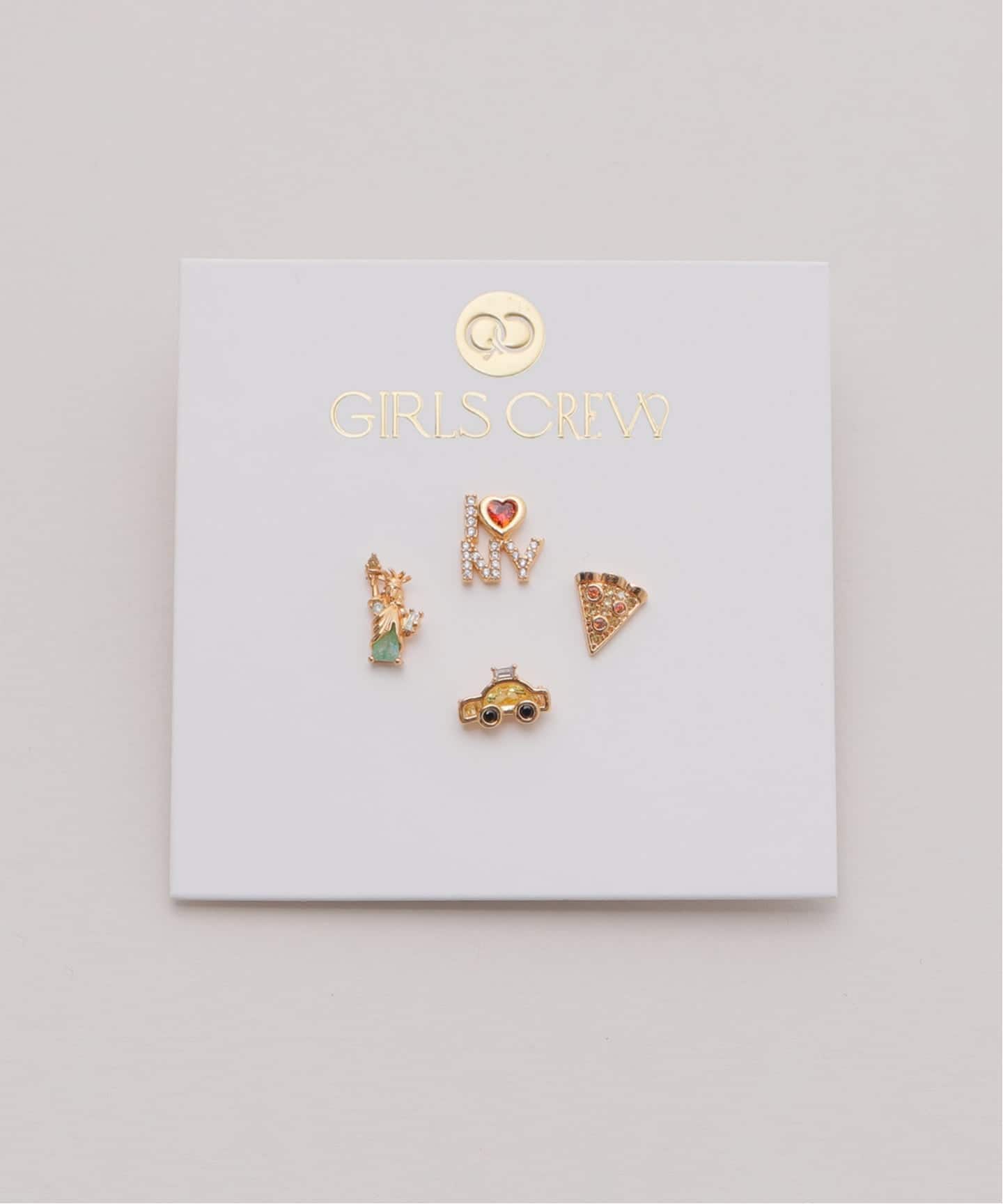 るるる　ピアスセット WEB限定予約》Girlscrew/ガールズクルー Big Apple ピアス(4ピース1