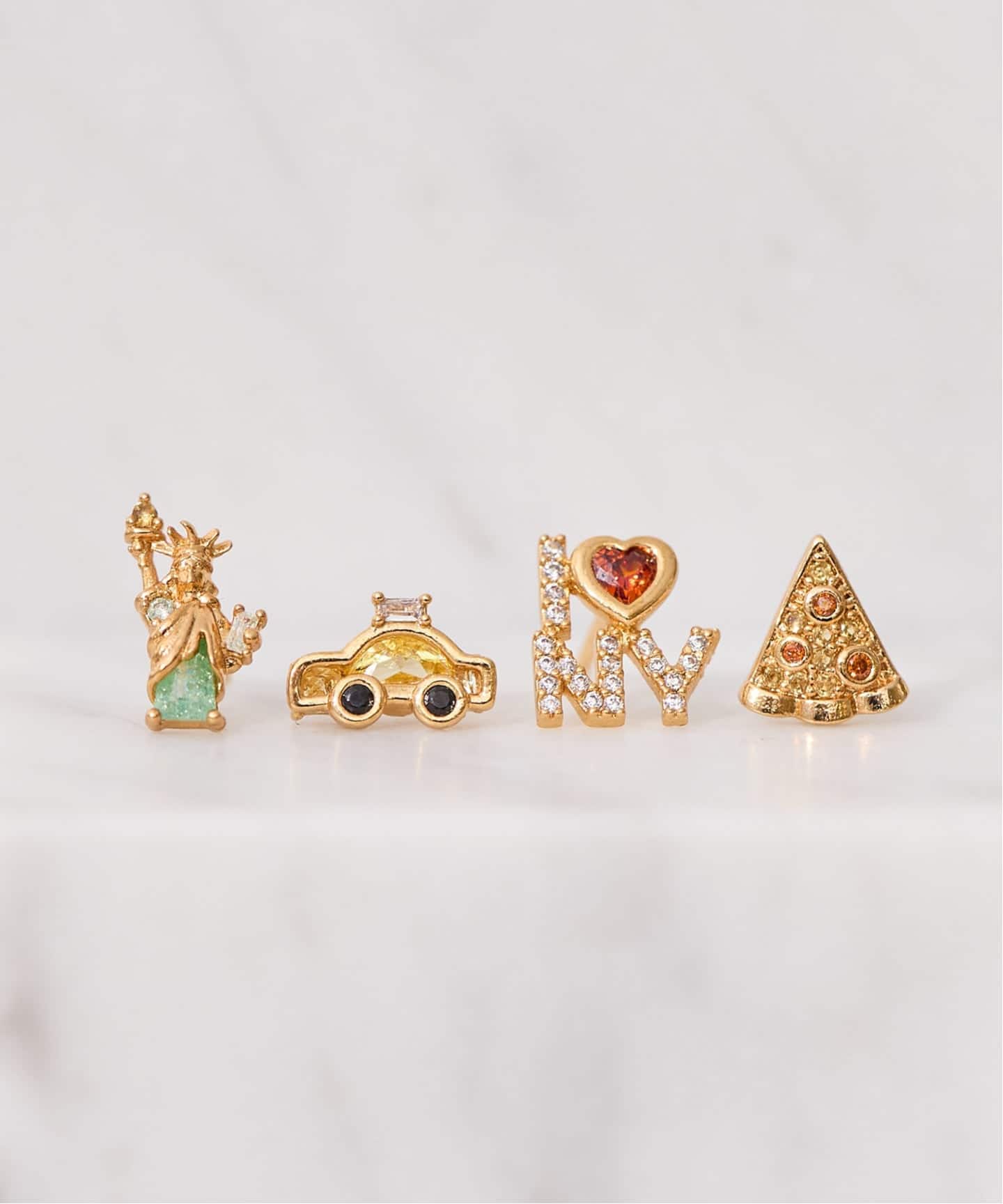 WEB限定予約》Girlscrew/ガールズクルー Big Apple ピアス(4ピース1 WEB限定予約》Girlscrew/ガールズクルー Big Apple ピアス(4ピース1