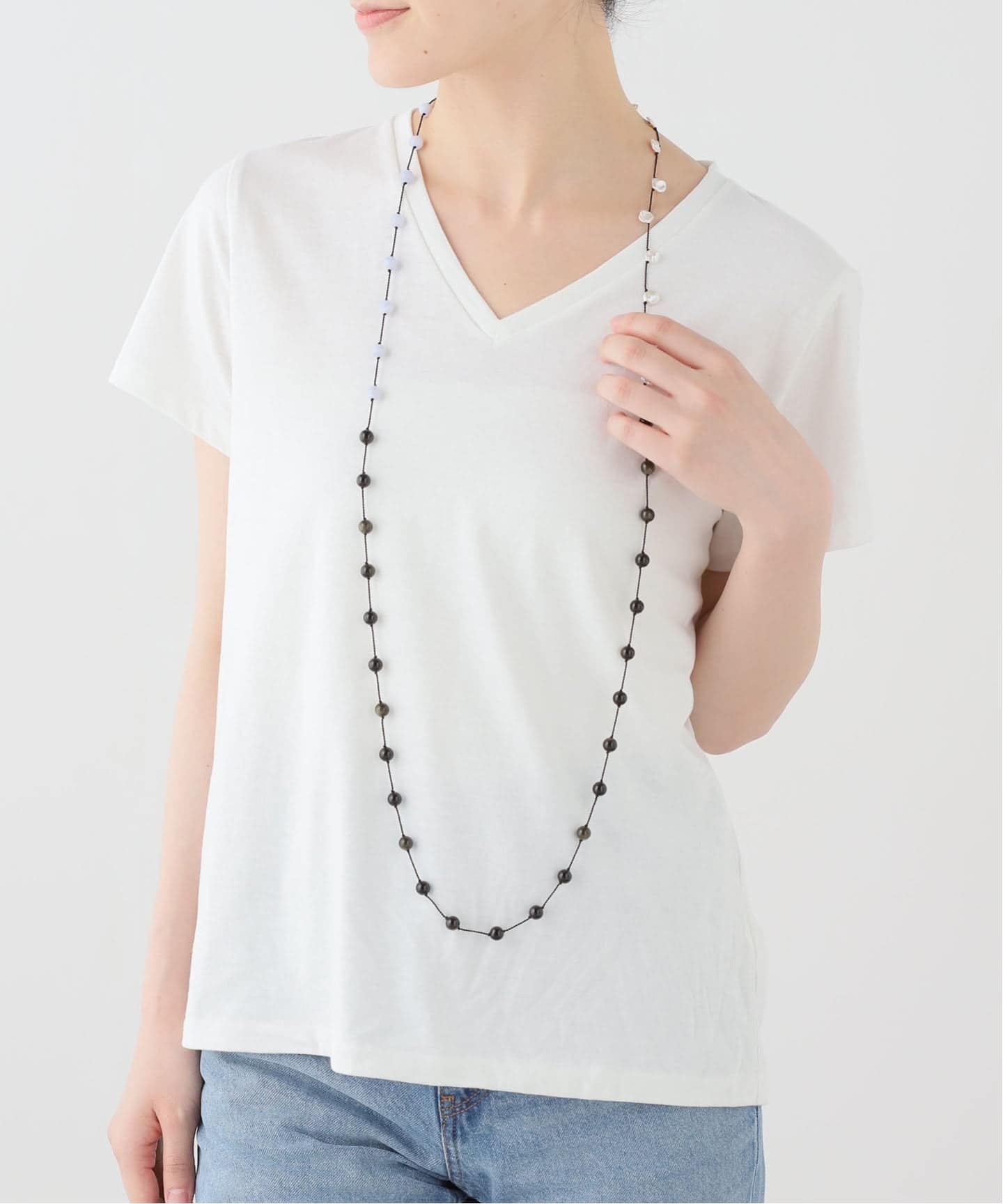 極上マンモス　ネックレス　4本まとめ　140g MUSSELS AND MUSCLES/マッソーズアンドマッソーズ 】 LONG BEADED NL