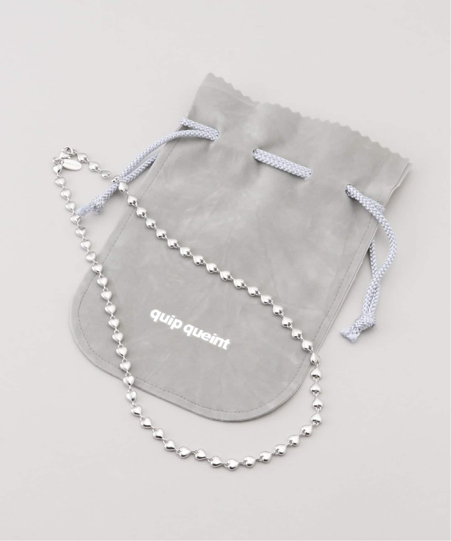 QUIP QUEINT/クイップ クエイント】whisper heart necklace