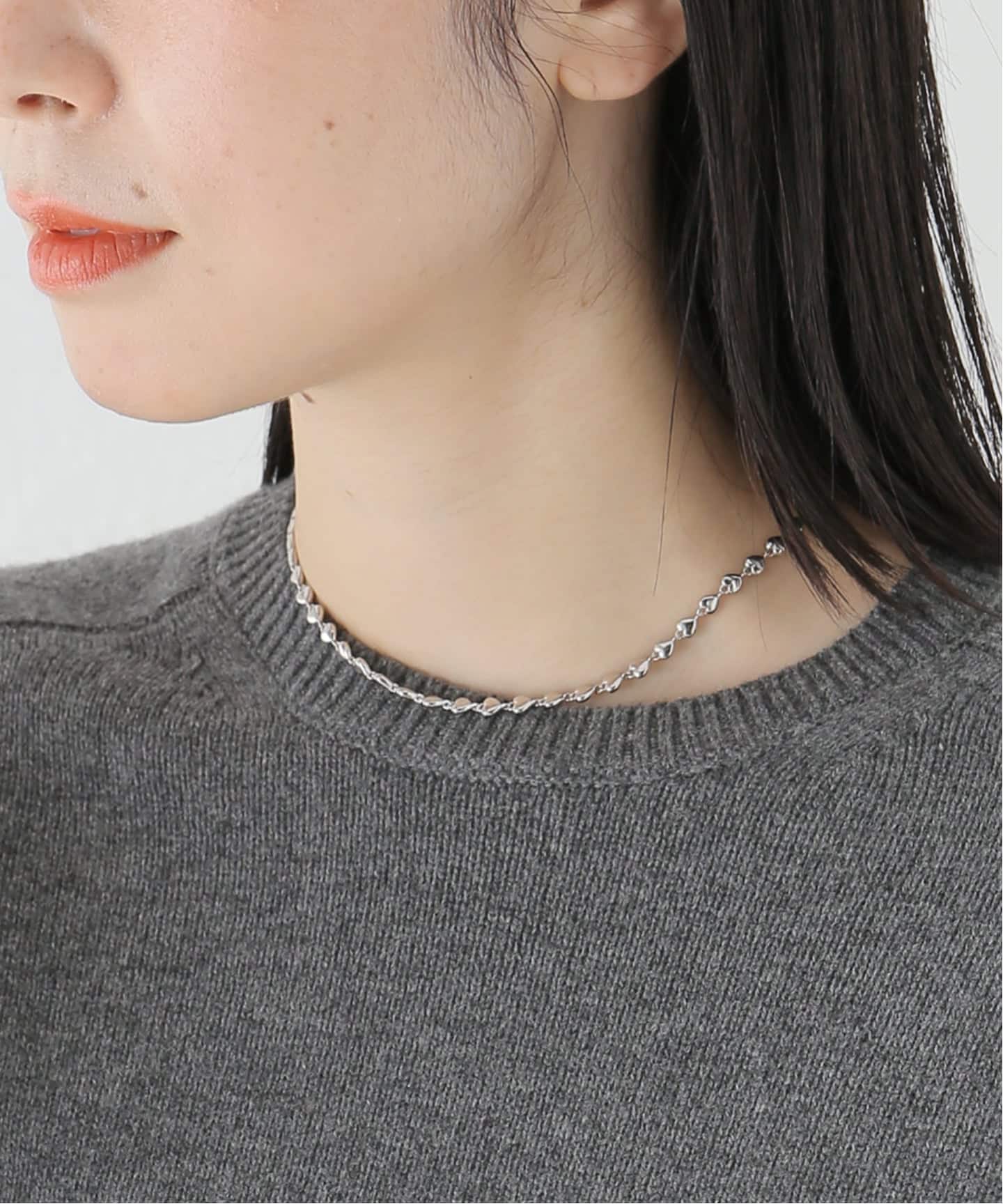 QUIP QUEINT/クイップ クエイント】whisper heart necklace