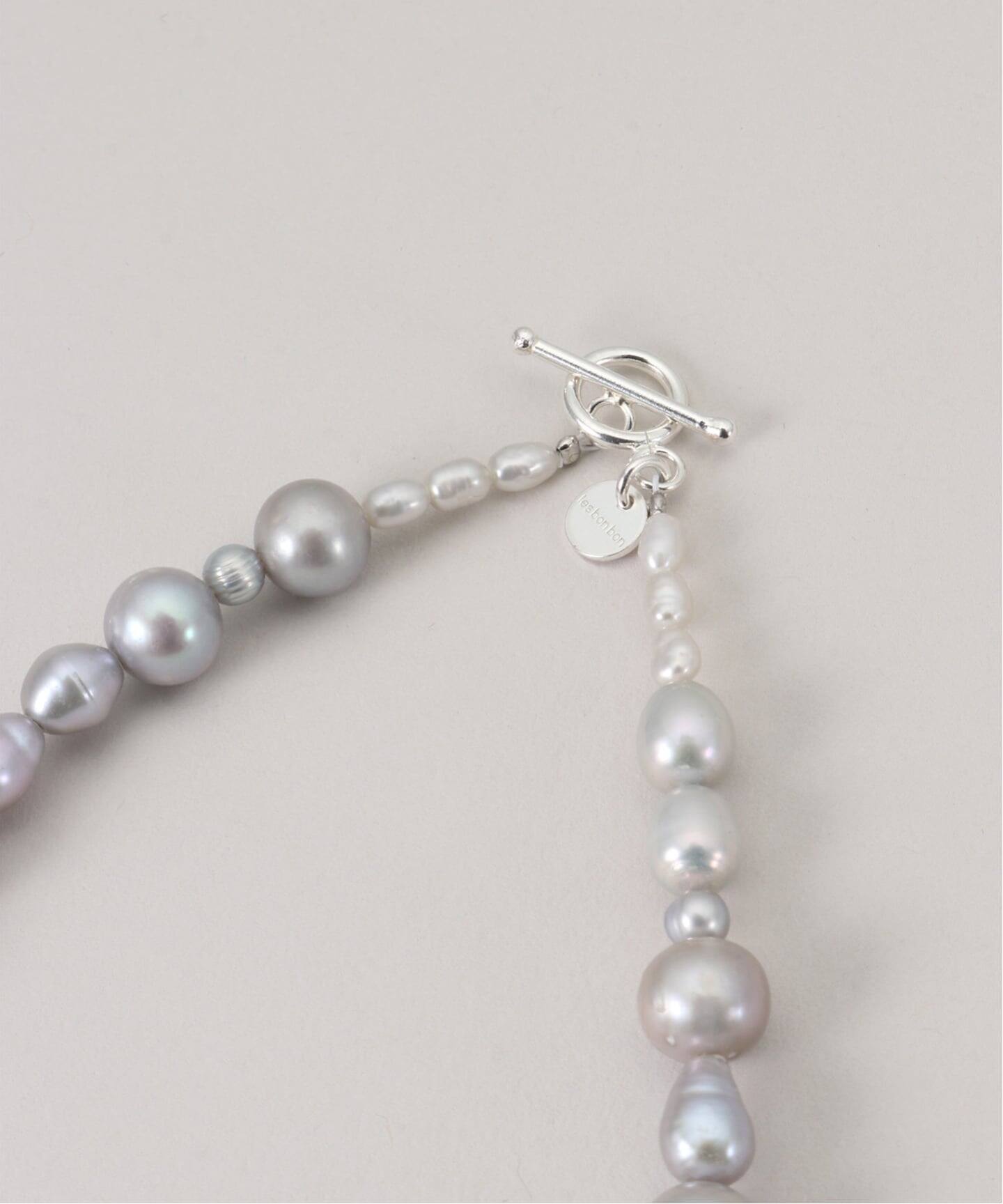 LES BONBON/ル ボンボン】 eluna gray pearl necklace（ネックレス