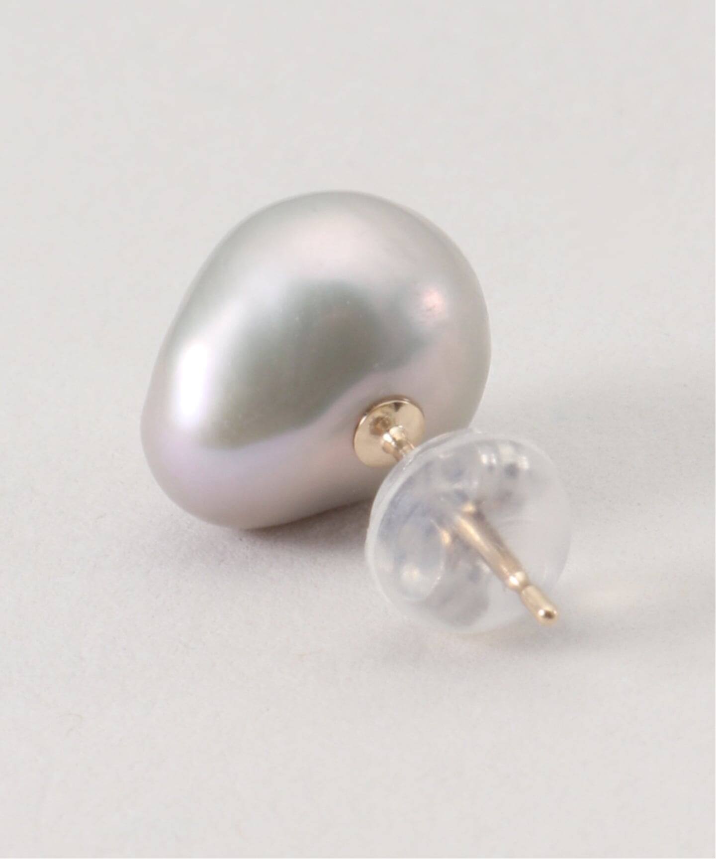 LES BONBON/ル ボンボン】organic pearl stud pierce（ピアス（両耳用