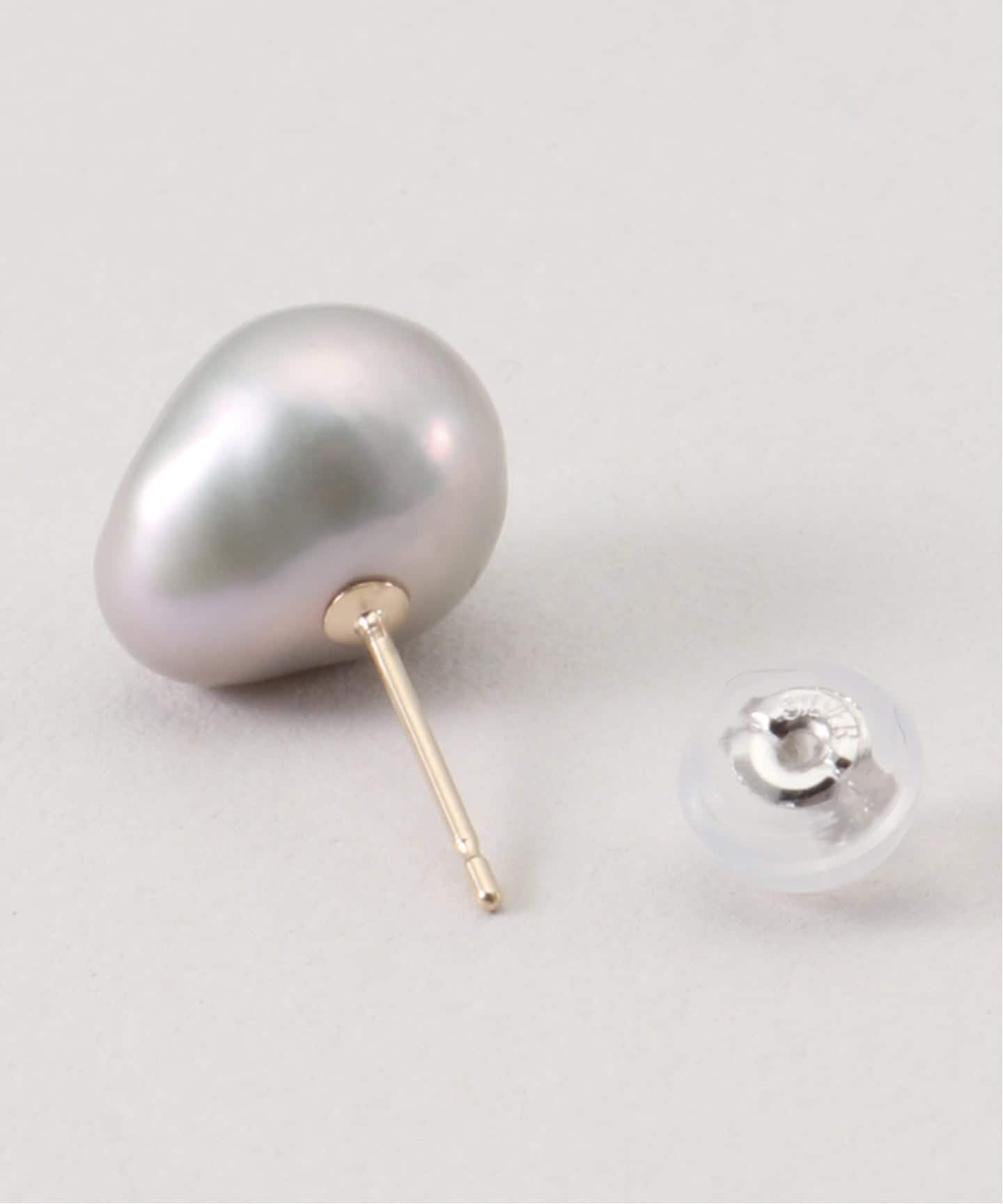LES BONBON/ル ボンボン】organic pearl stud pierce（ピアス（両耳用