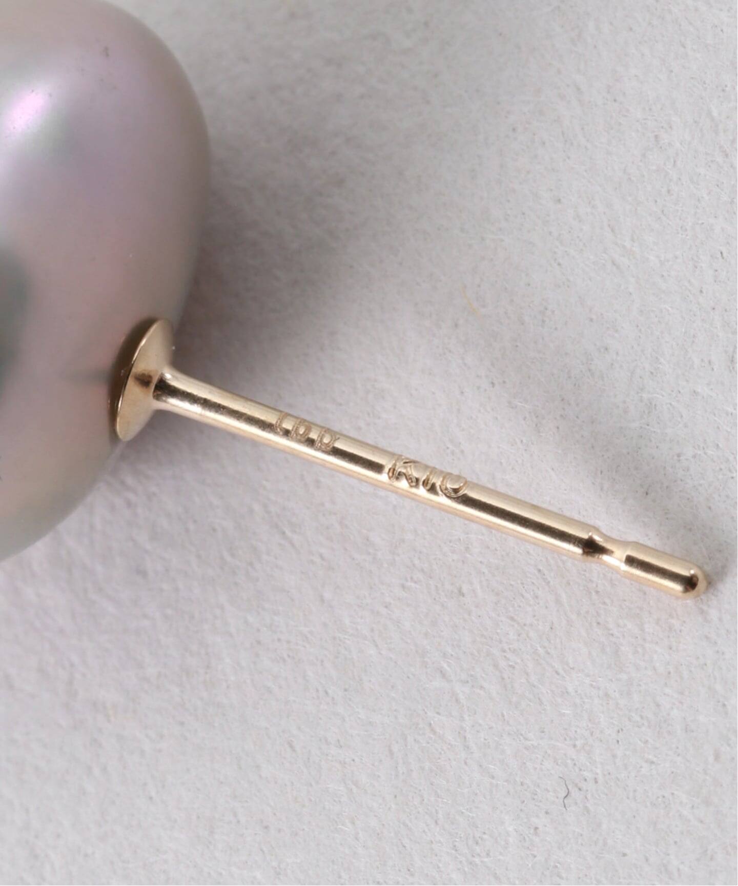 LES BONBON/ル ボンボン】organic pearl stud pierce（ピアス（両耳用