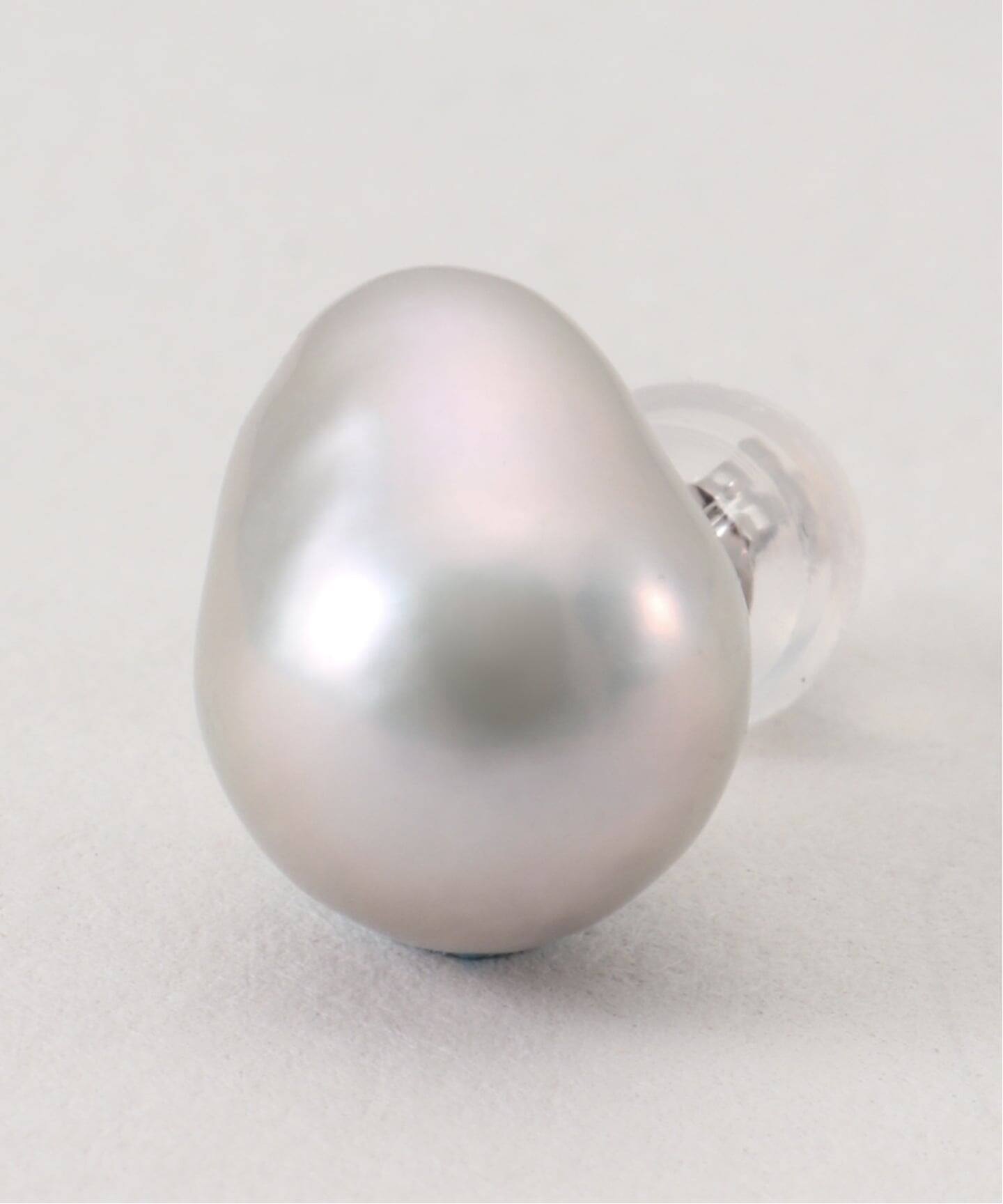 LES BONBON/ル ボンボン】organic pearl stud pierce（ピアス（両耳用