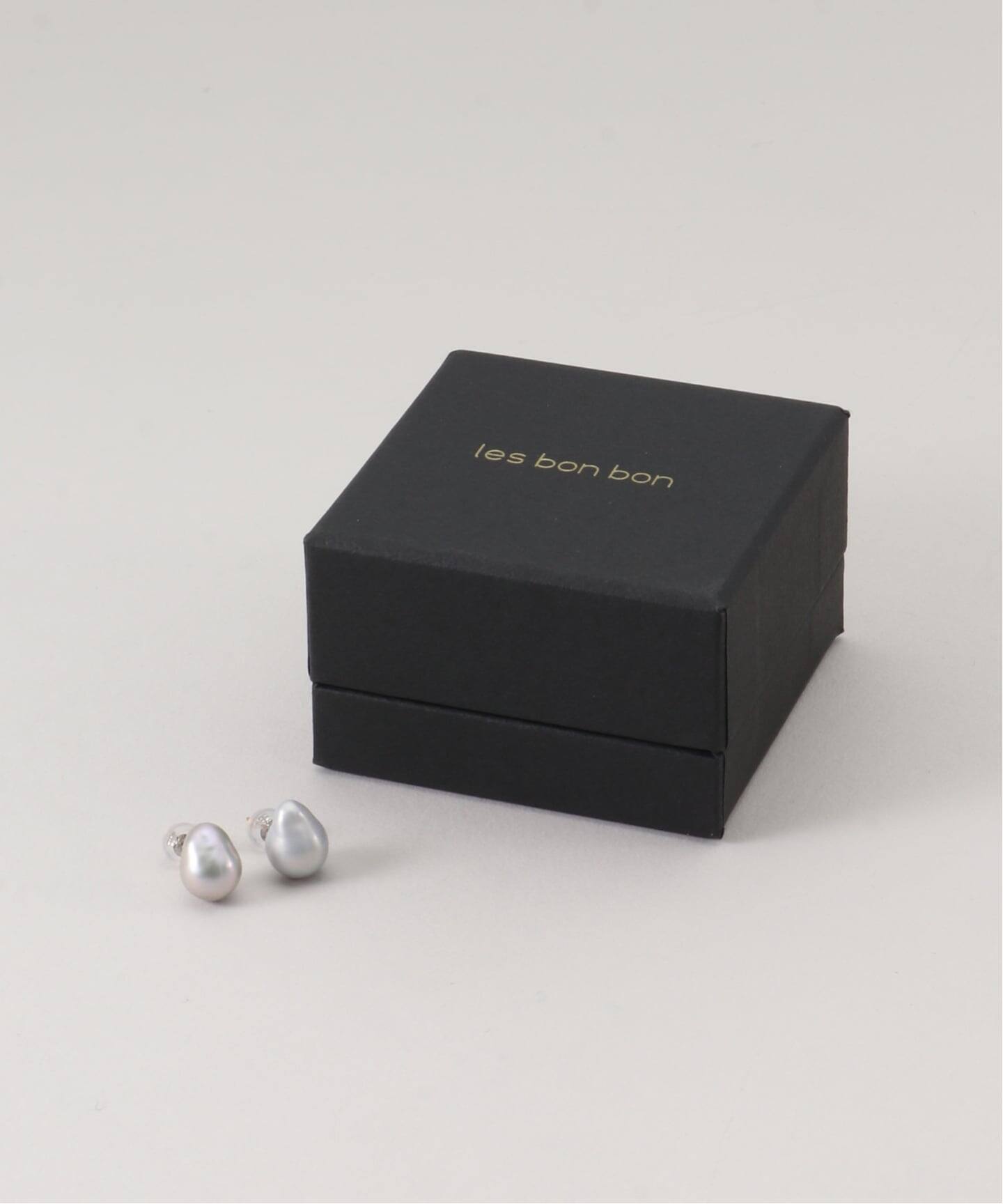 LES BONBON/ル ボンボン】organic pearl stud pierce（ピアス（両耳用