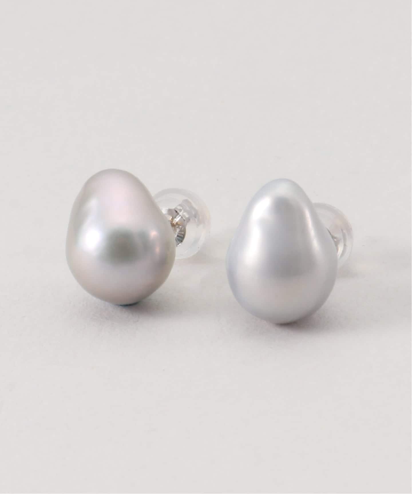 LES BONBON/ル ボンボン】organic pearl stud pierce（ピアス（両耳用