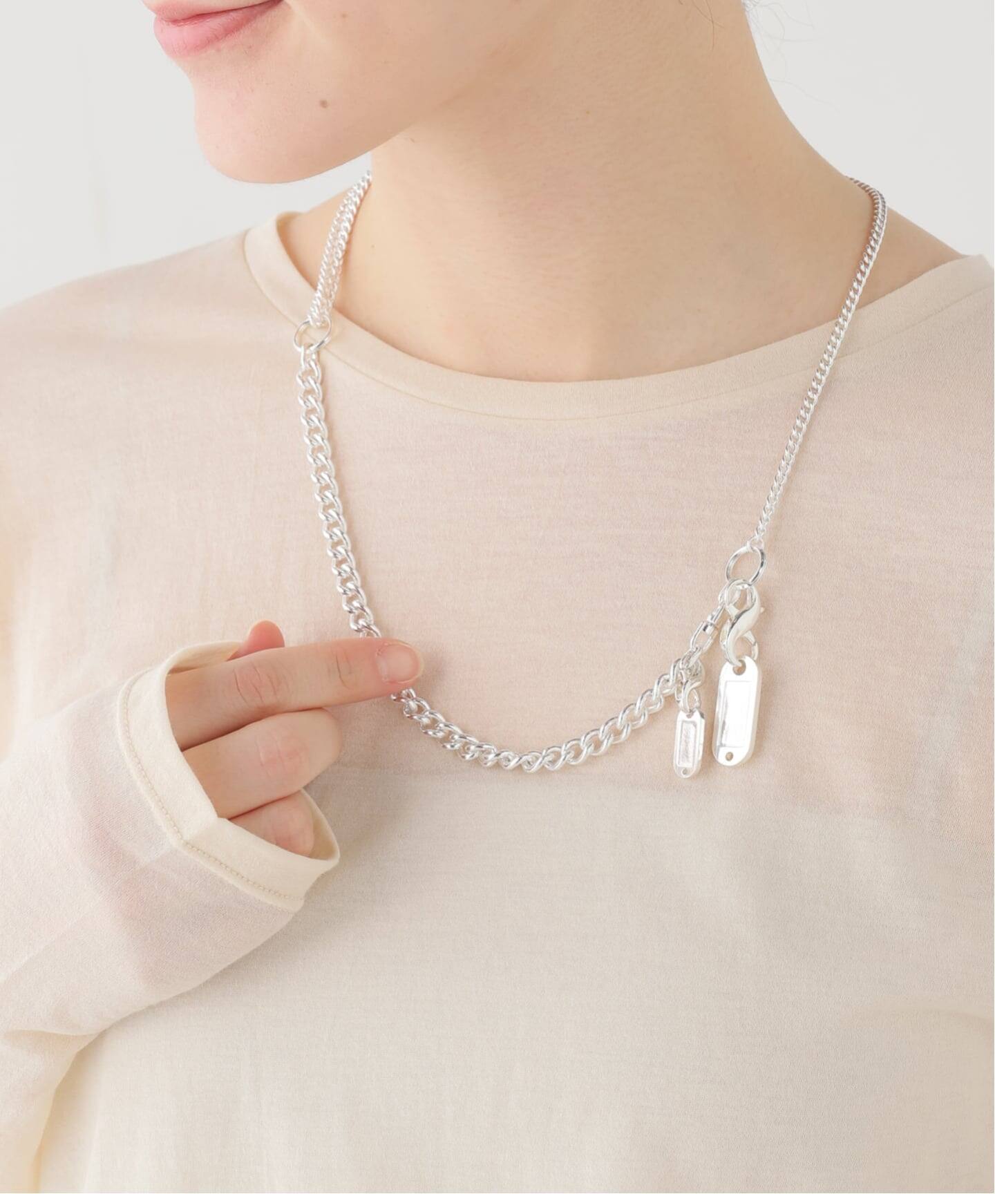 Soierie/ソワリー】 Key motif tag necklace（ネックレス）｜JOURNAL