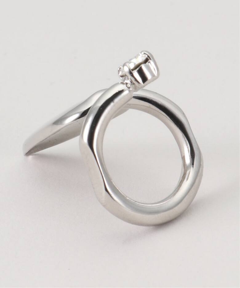 JUSTINE CLENQUET/ジャスティーヌ クランケ】 LUCE CRYSTAL NAIL RING