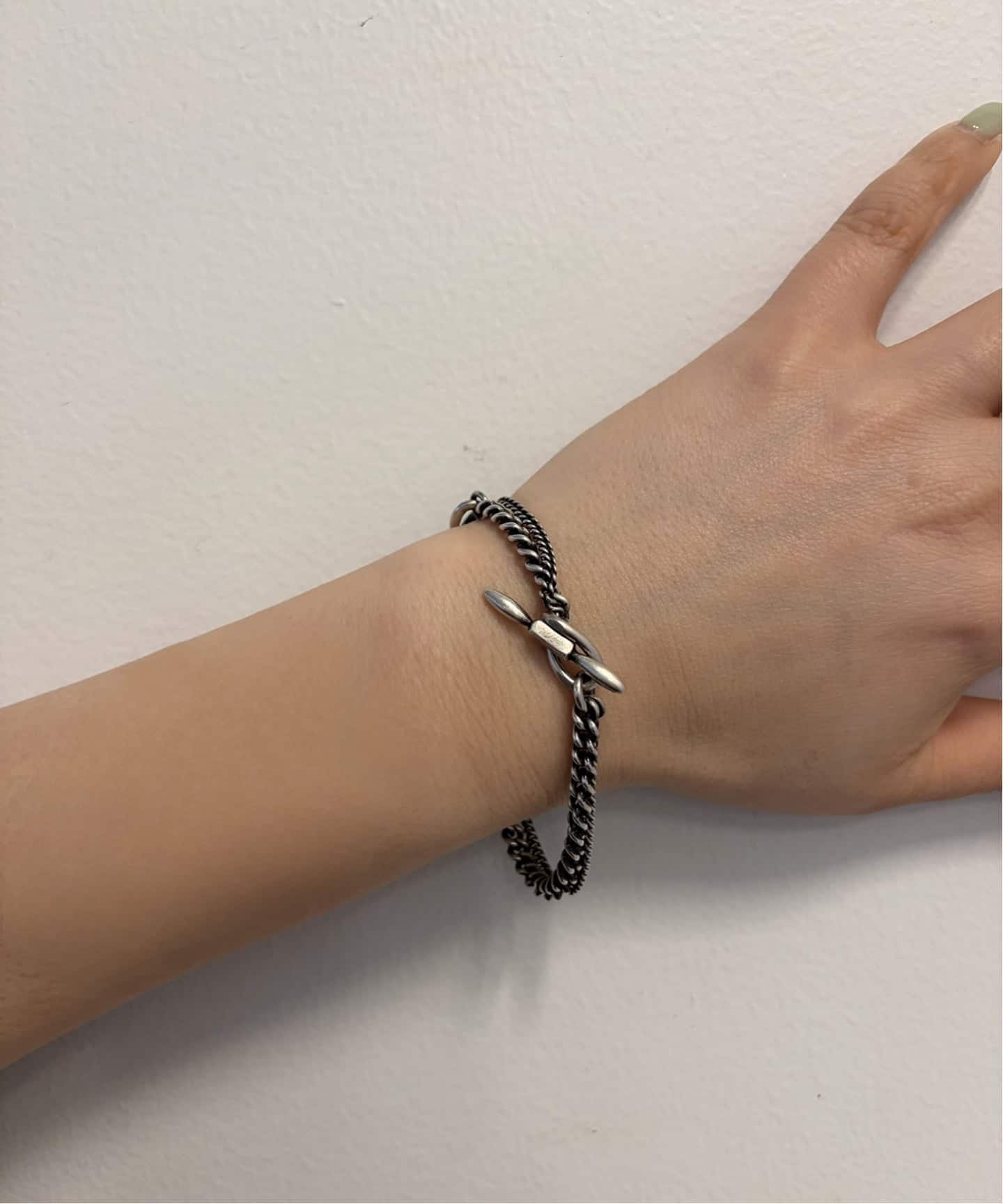 WERKSTATT:MÜNCHEN バングル WERKSTATT:MUNCHEN】 BRACELET DOUBLE CHAIN（ブレスレット・バングル