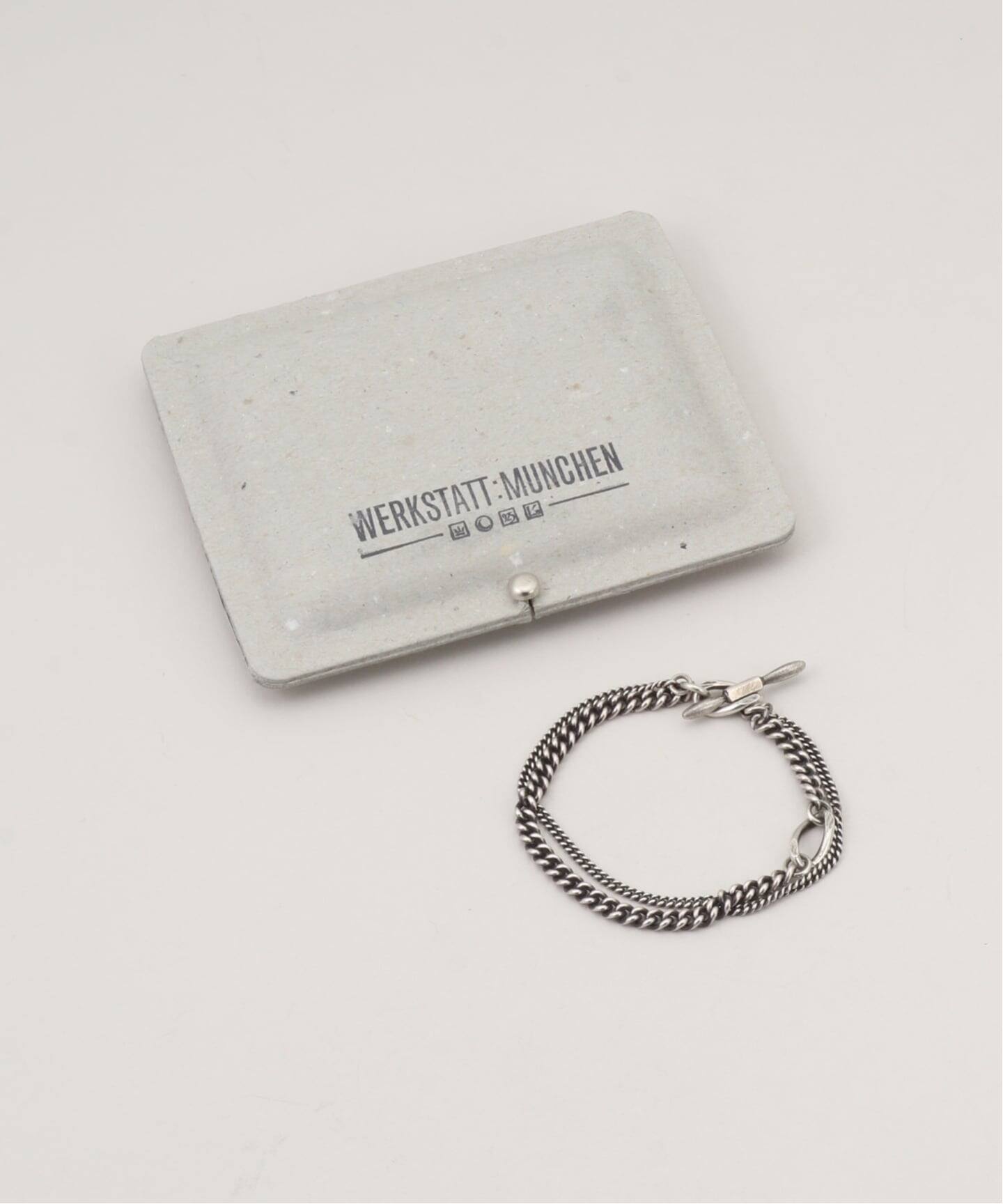 WERKSTATT:MUNCHEN】 BRACELET DOUBLE CHAIN（ブレスレット・バングル