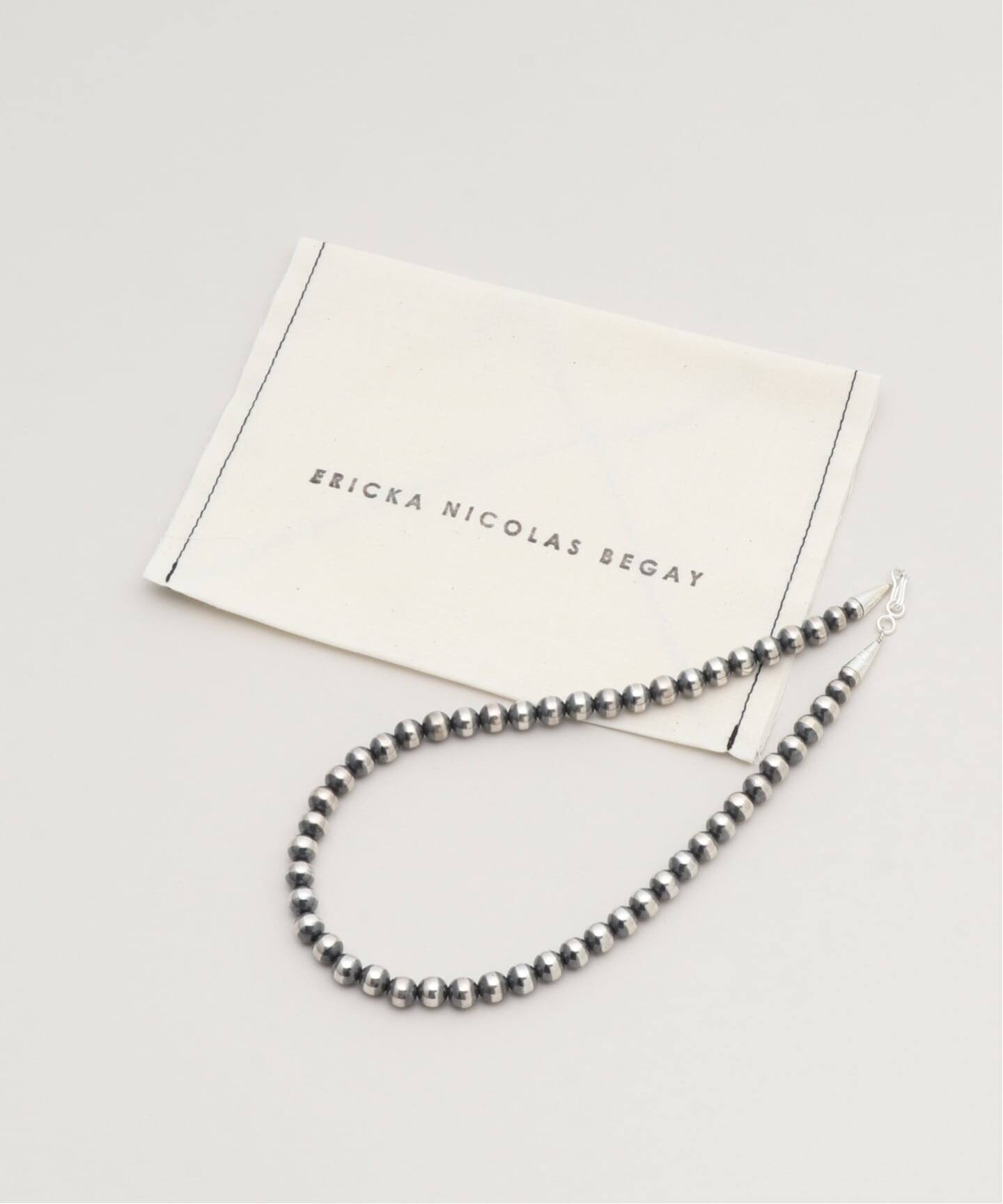 ERICKA NICOLAS BEGAY】8MM45CMOXIDISED（ネックレス）｜journal 