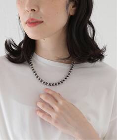 ERICKA NICOLAS BEGAY】8MM45CMOXIDISED（ネックレス）｜journal 
