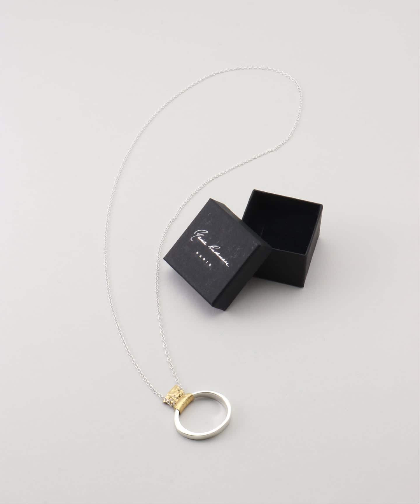 MARIA RUDMAN】TURN AROUND avec chaine80cm（ネックレス）｜journal
