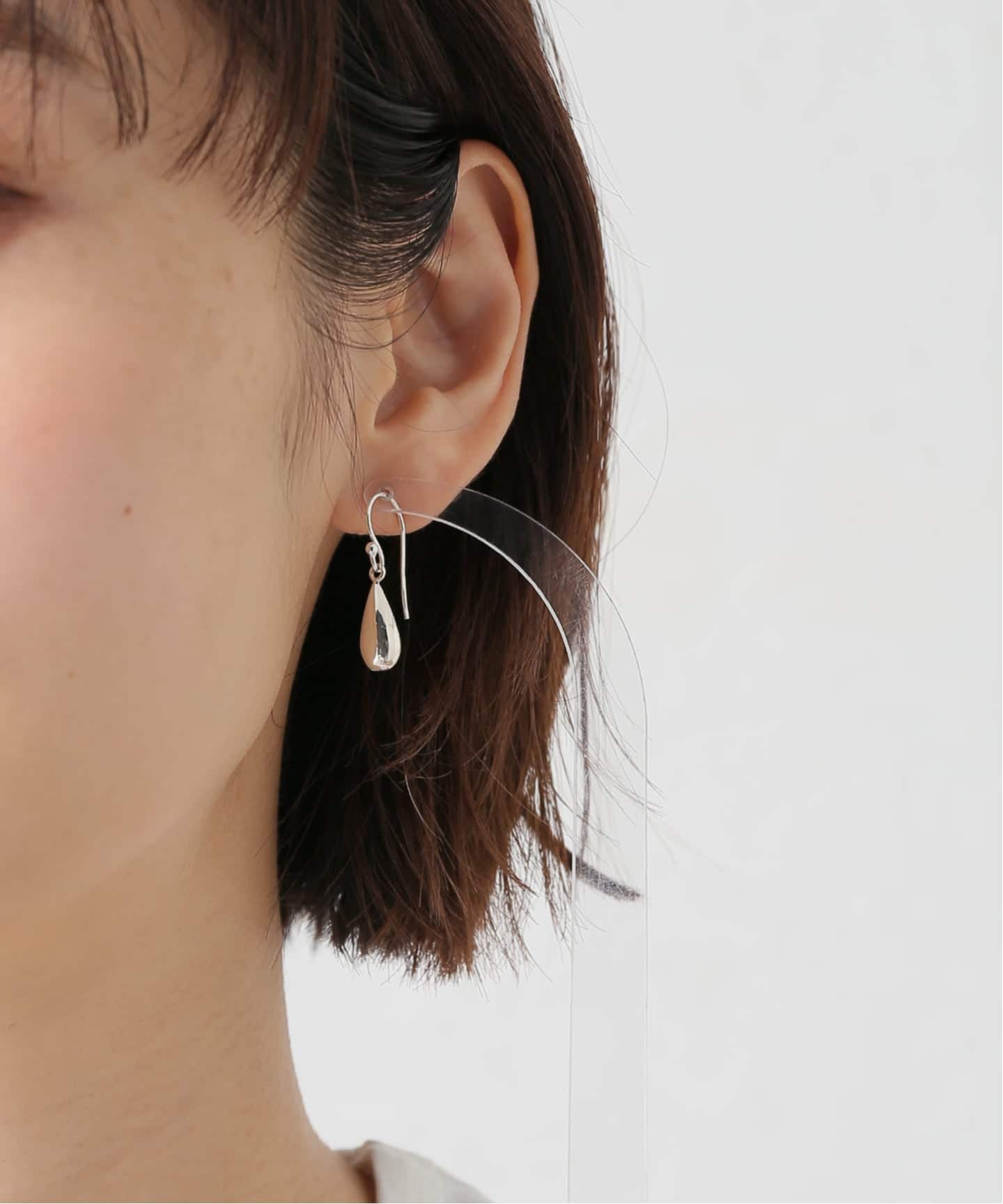 Artisav/アルティサヴ】 silver earring drop：ピアス（ピアス（両耳用