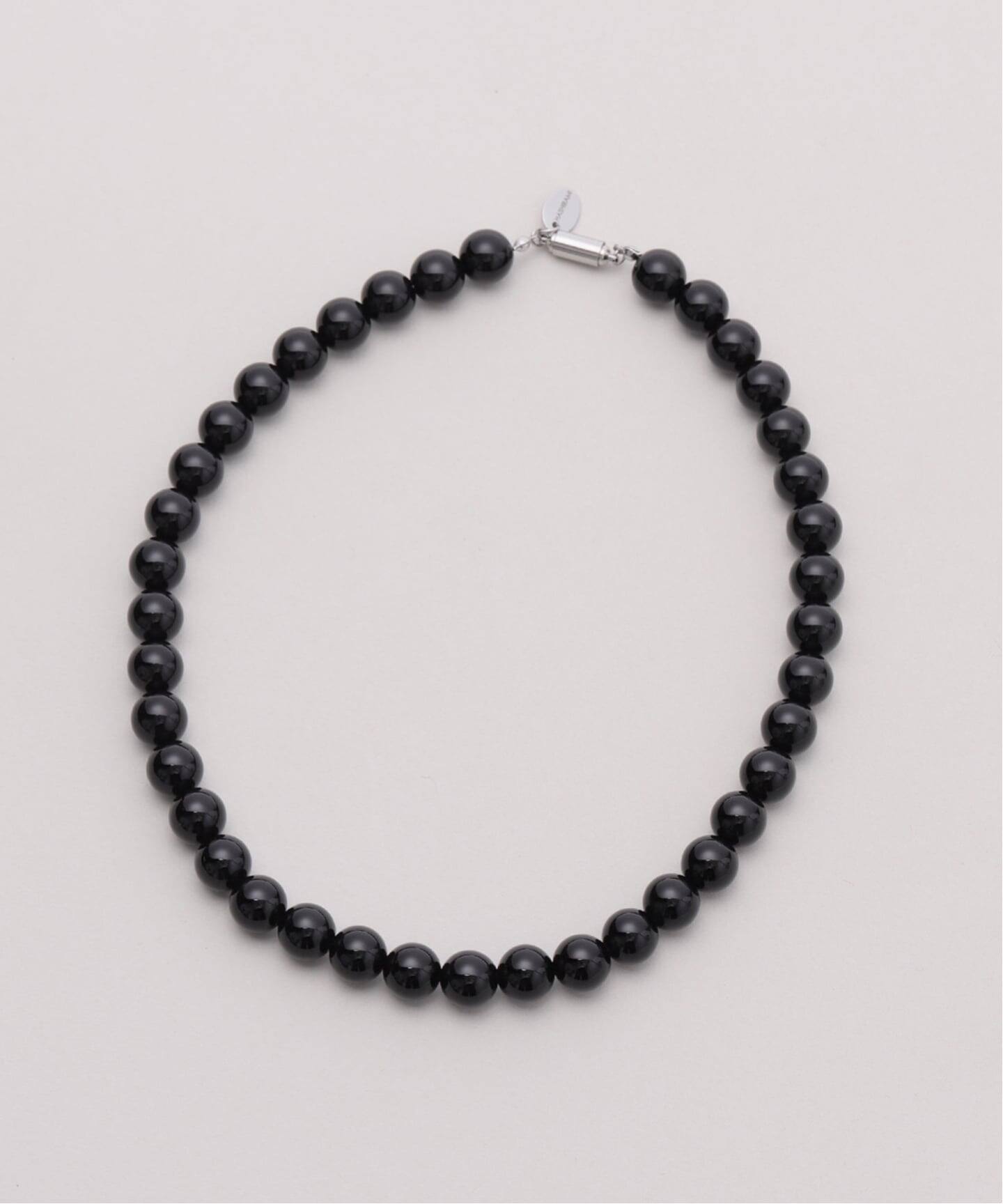 【黒鼈甲】丸玉ネックレス 黒甲 真黒 極上品 61g 新品108粒 HASHIBAMI/ハシバミ】マルタマ天然石ネックレス（ネックレス
