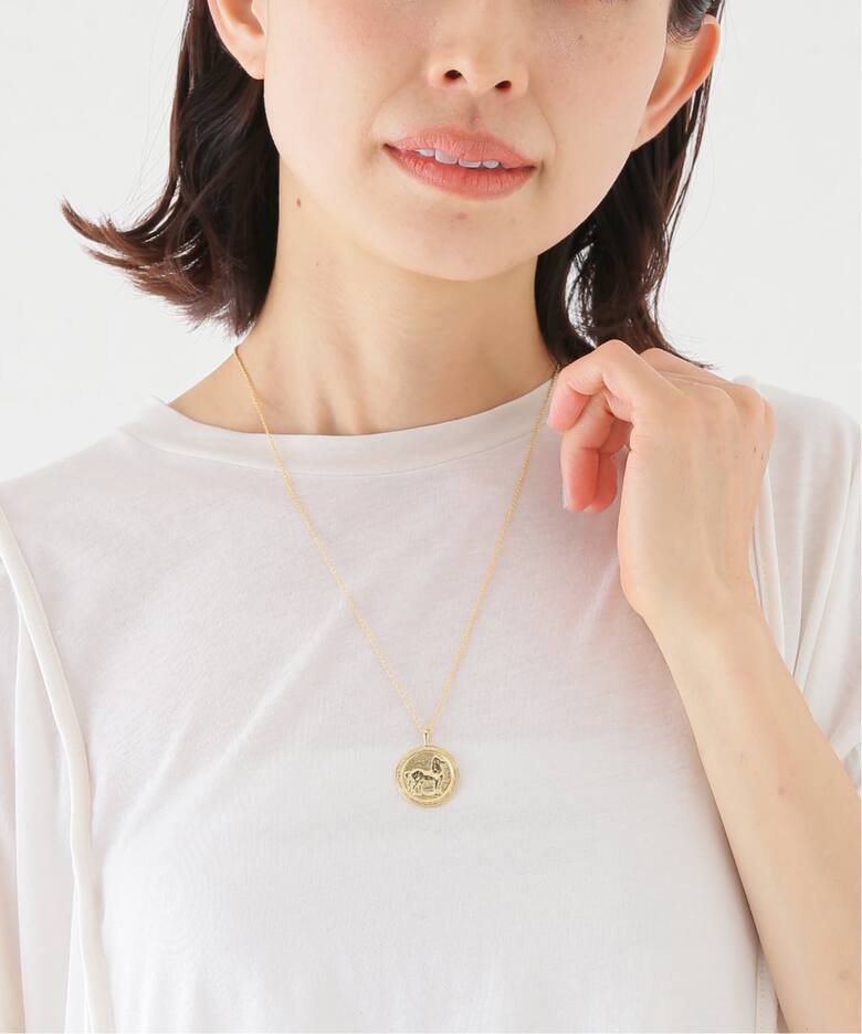 chibi jewels/チビジュエルズ】 Horse Coin ネックレス（ネックレス 