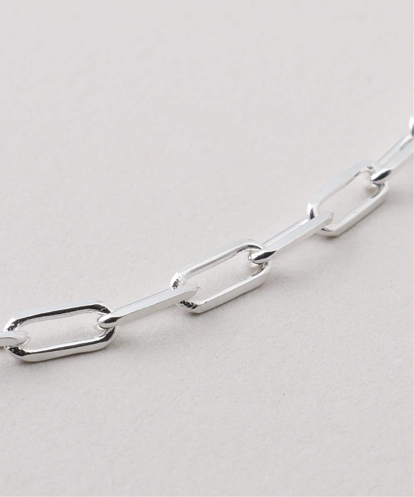 Artisav/アルティサヴ】silver rectangular chain bracele