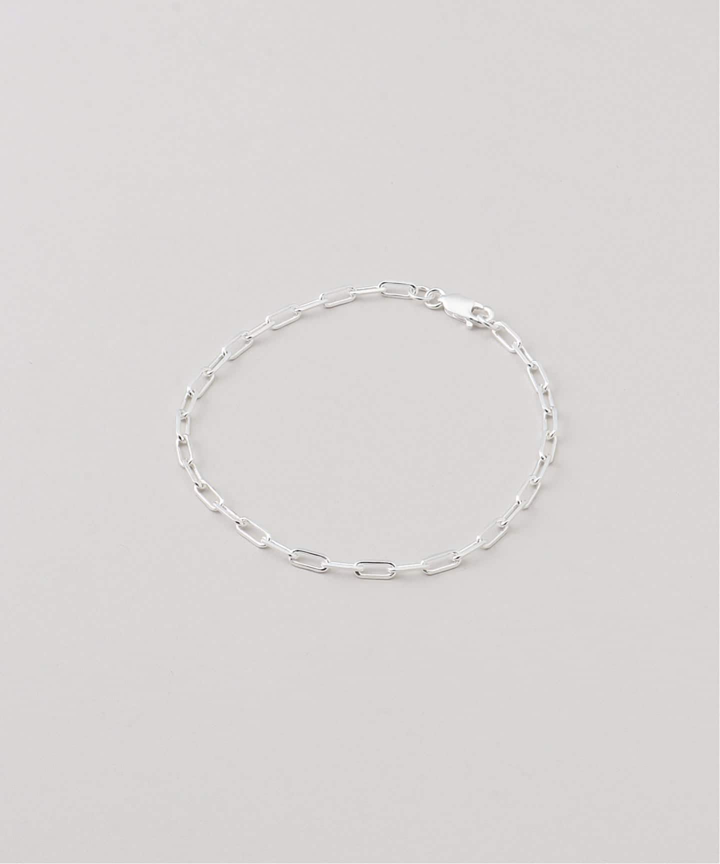 Artisav/アルティサヴ】silver rectangular chain bracele