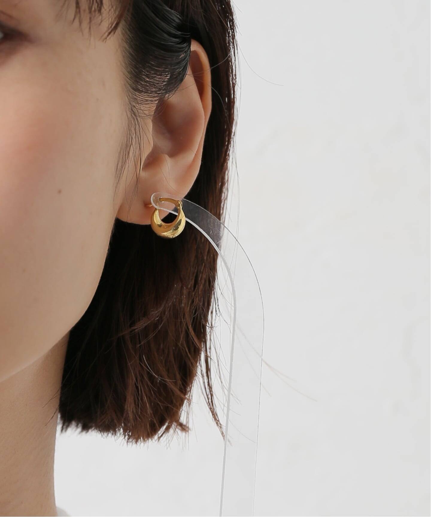 Artisav/アルティサヴ】 silver GP hoop earring small：ピアス