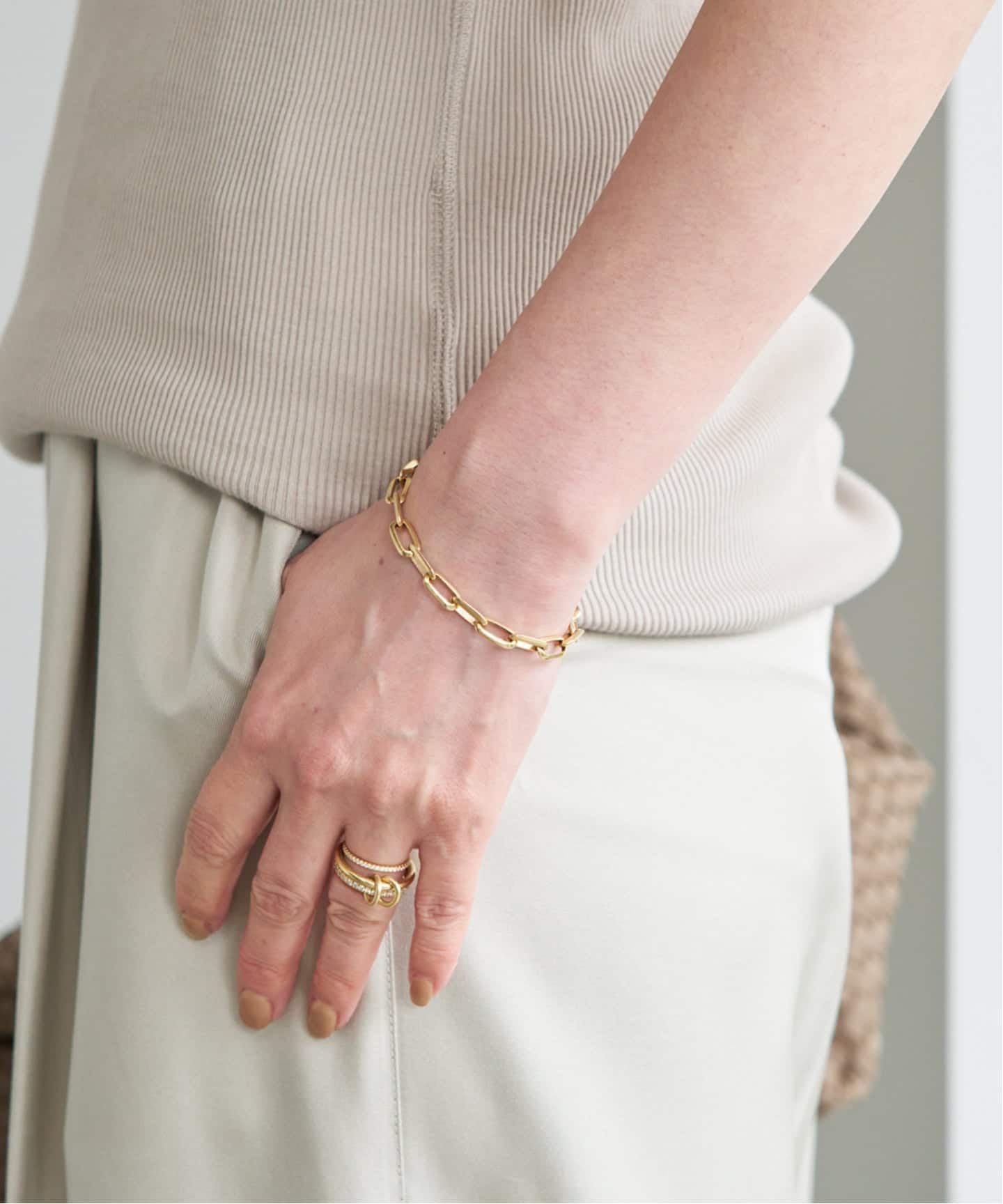 LIZZIE MANDLER/リジーマンドラー】CHUBBY KNIFE EDGE BRACELET