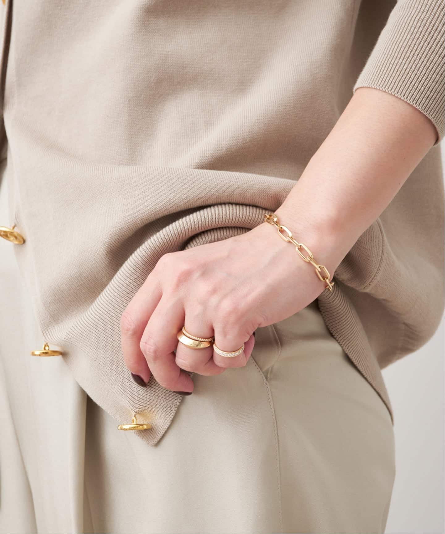 LIZZIE MANDLER/リジーマンドラー】CHUBBY KNIFE EDGE BRACELET