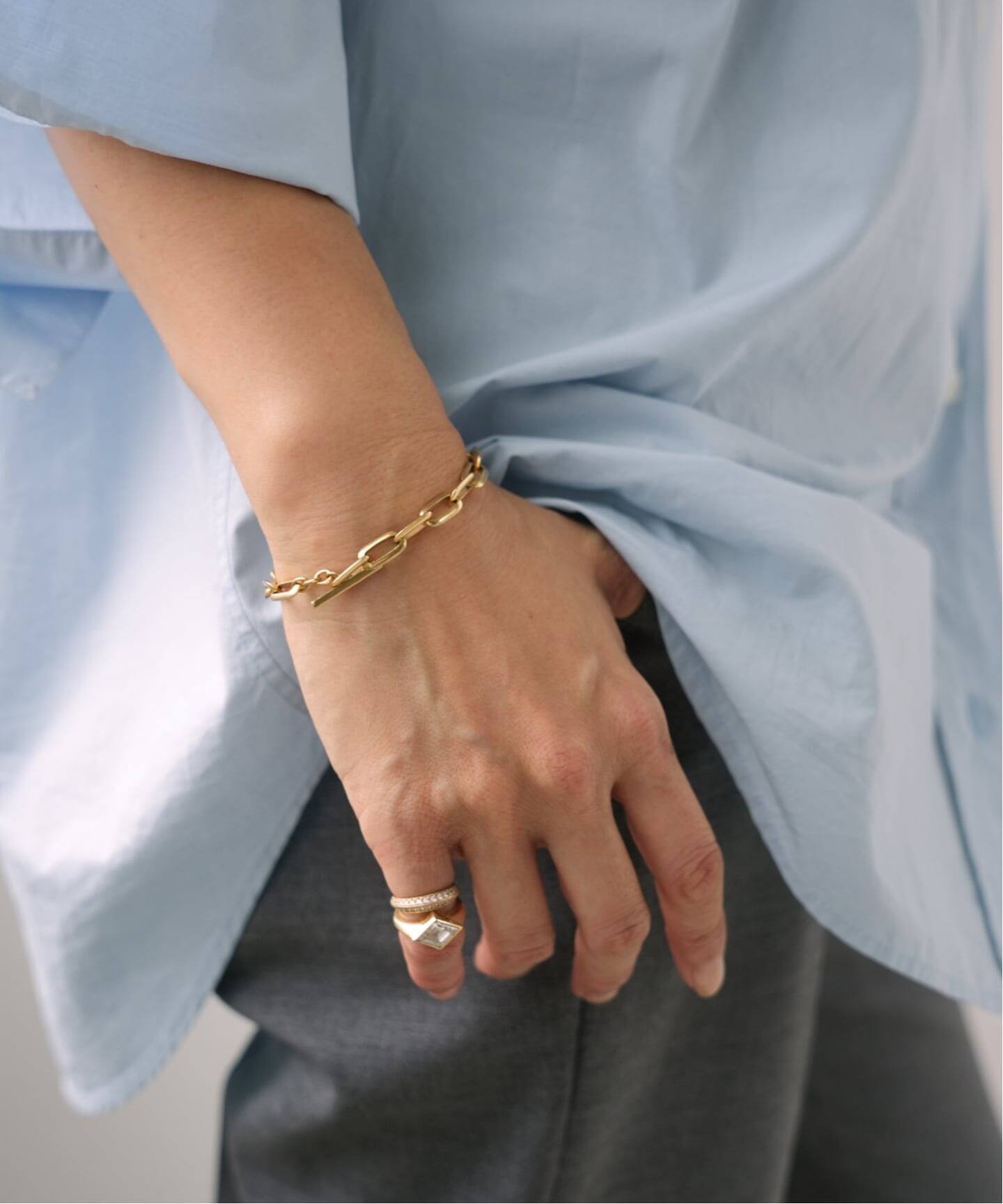 LIZZIE MANDLER/リジーマンドラー】CHUBBY KNIFE EDGE BRACELET 