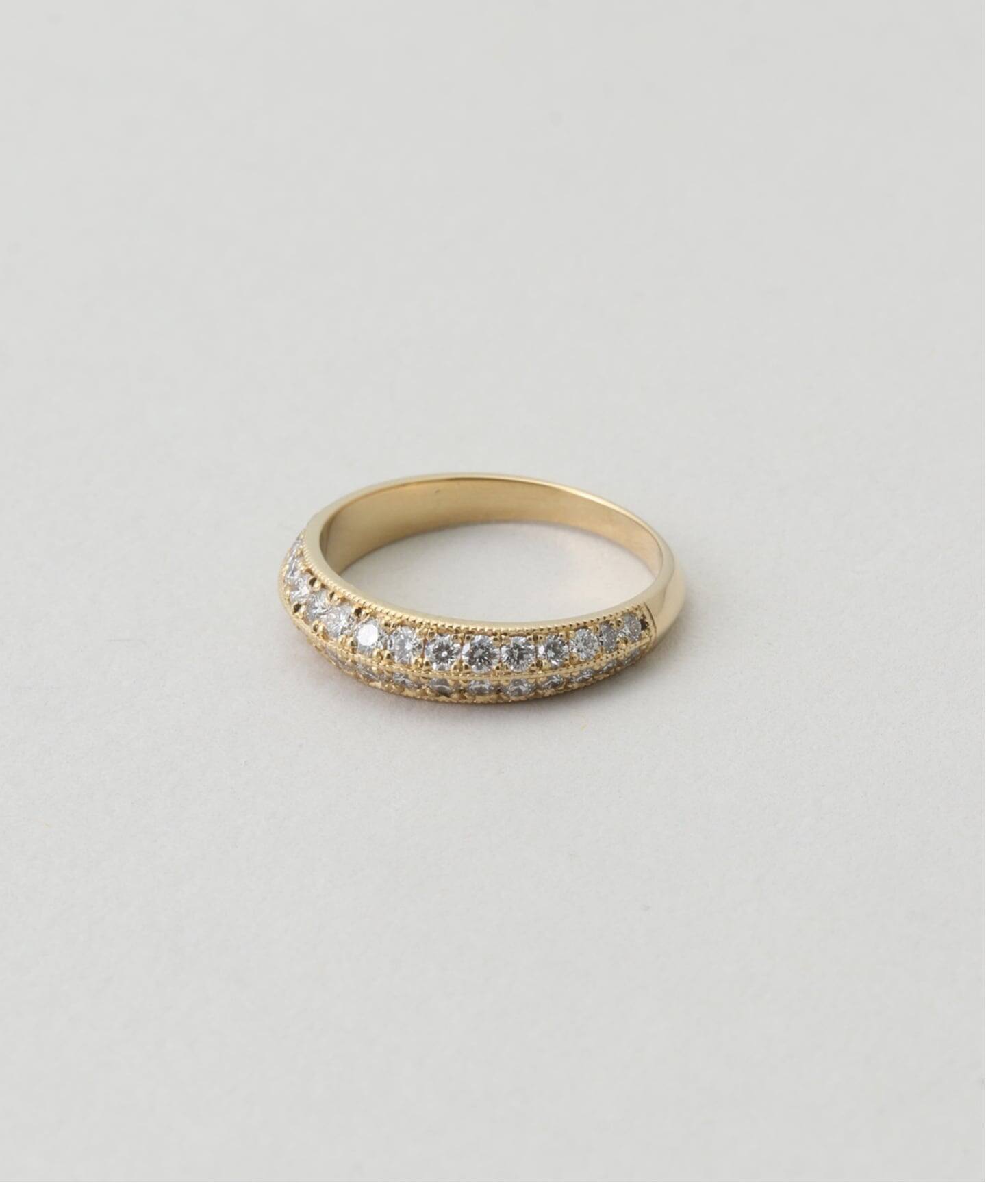 LIZZIE MANDLER/リジーマンドラーTHIN CRESCENT RING（リング 