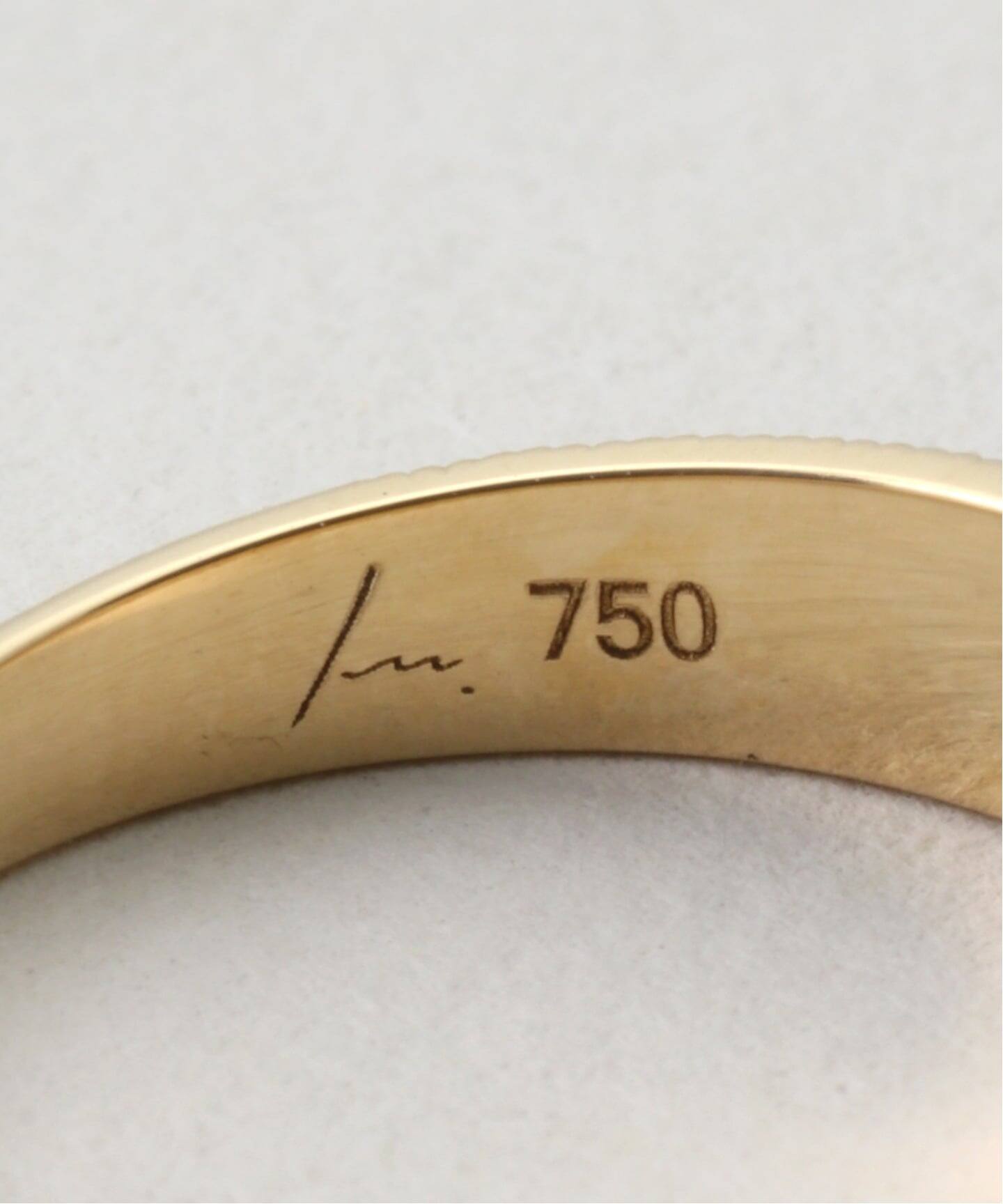 LIZZIE MANDLER/リジーマンドラーTHIN CRESCENT RING（リング 