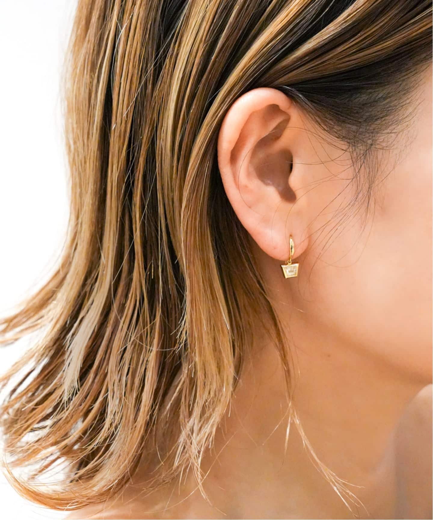 LAAINA/ラアイナ】DIAMOND EARRING（片耳のみ）0.53ct（ピアス（片耳用