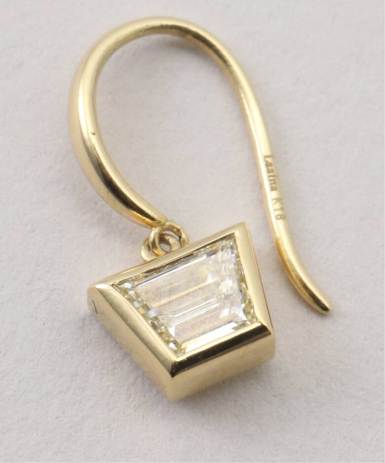 LAAINA/ラアイナ】DIAMOND EARRING（片耳のみ）0.53ct（ピアス（片耳用 
