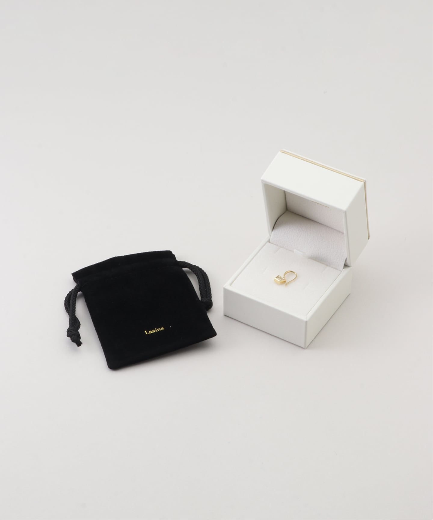 LAAINA/ラアイナ】DIAMOND EARRING（片耳のみ）0.53ct（ピアス（片耳用