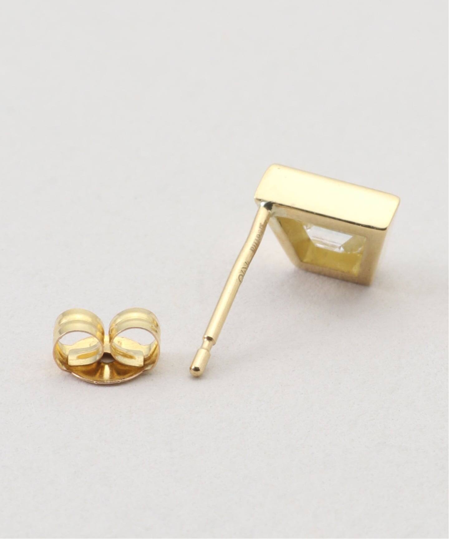 LAAINA/ラアイナ】DIAMOND EARRING（片耳のみ）0.47ct（ピアス（両耳用 