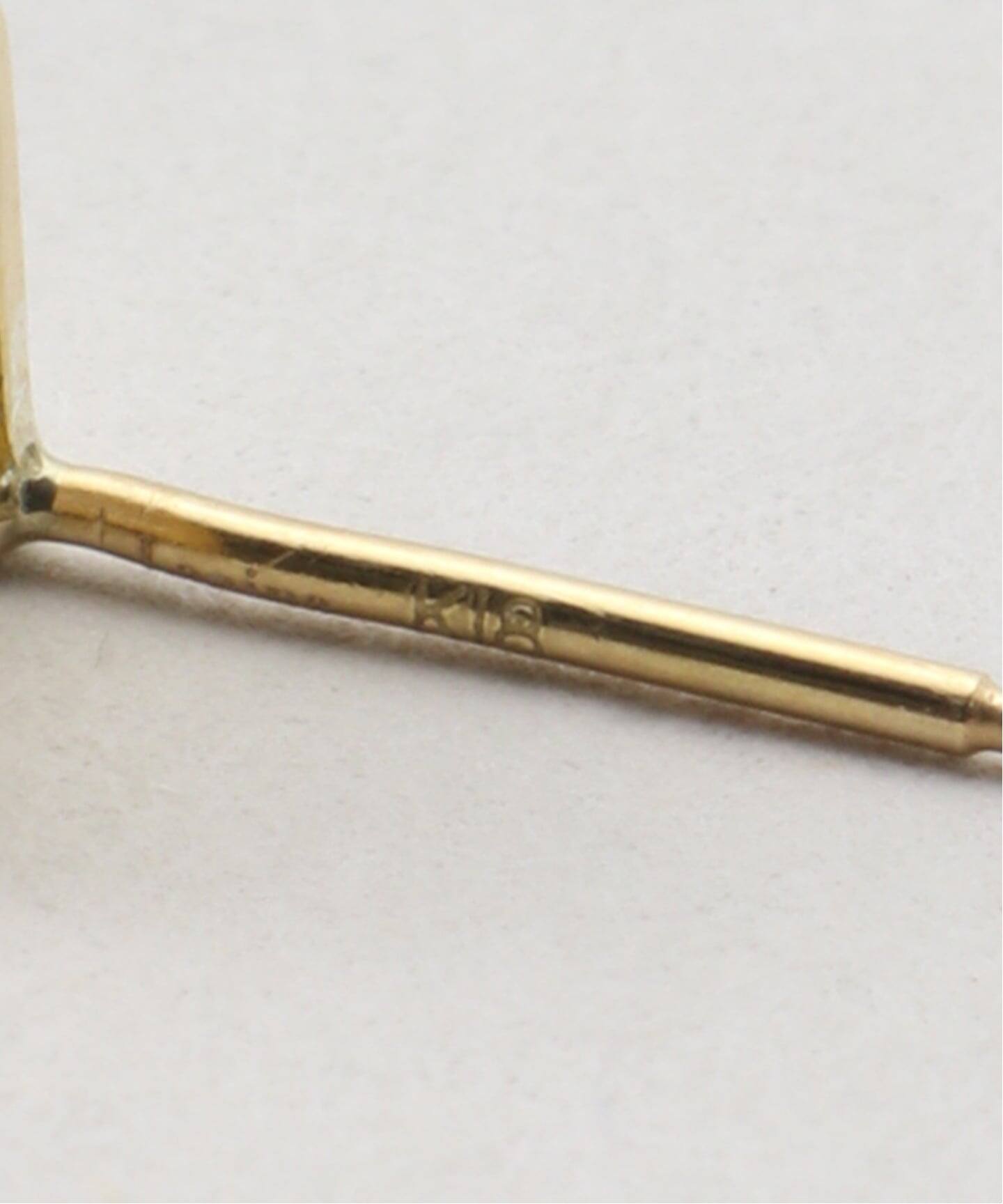 LAAINA/ラアイナ】DIAMOND EARRING（片耳のみ）0.47ct（ピアス（両耳用