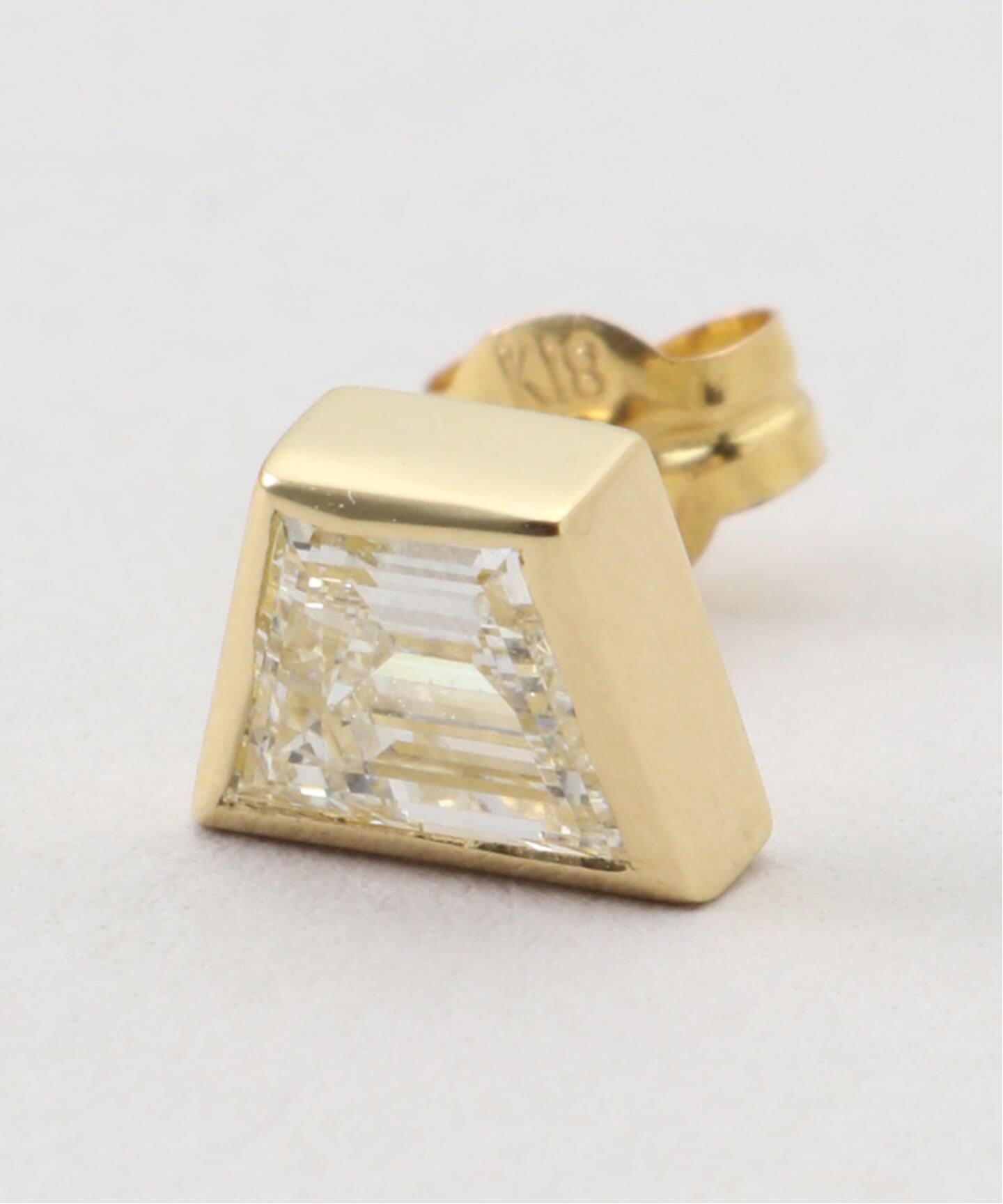 LAAINA/ラアイナ】DIAMOND EARRING（片耳のみ）0.47ct（ピアス（両耳用 